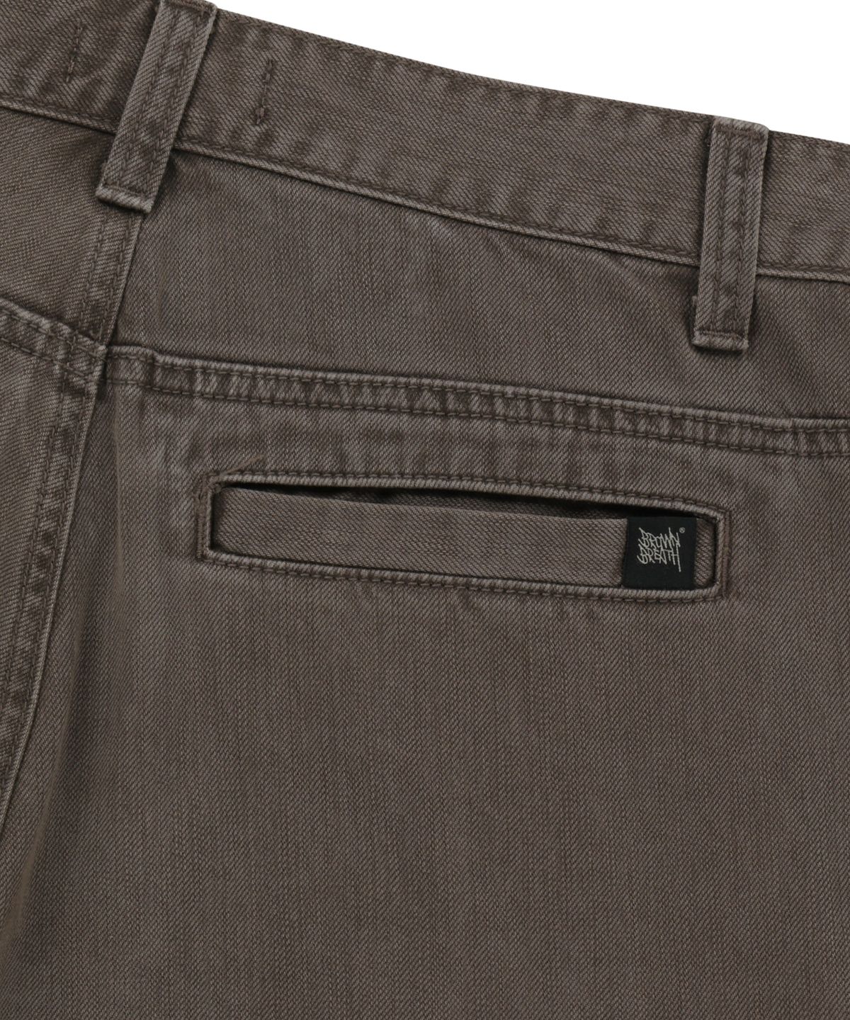 브라운브레스(BROWNBREATH) CARGO BERMUDA PANTS - BROWN