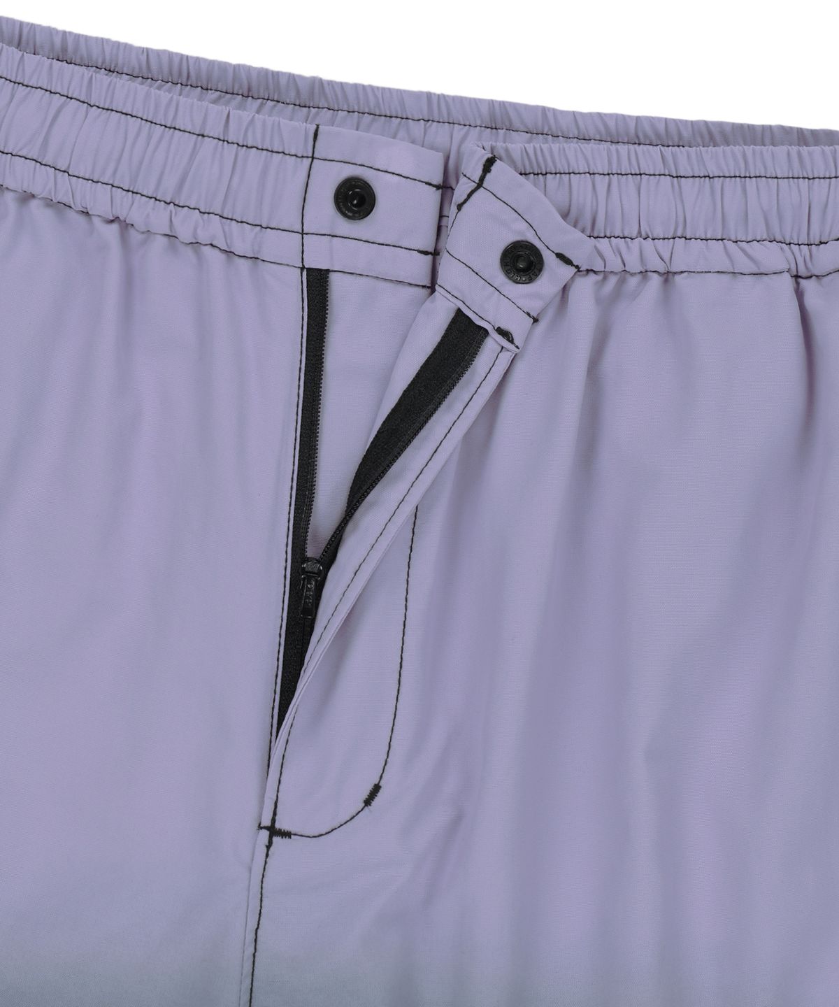 브라운브레스(BROWNBREATH) STEPDYED SHORTS - BLACK