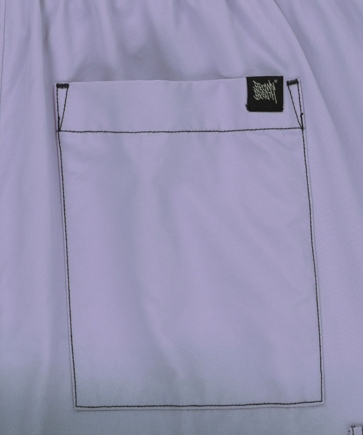 브라운브레스(BROWNBREATH) STEPDYED SHORTS - BLACK