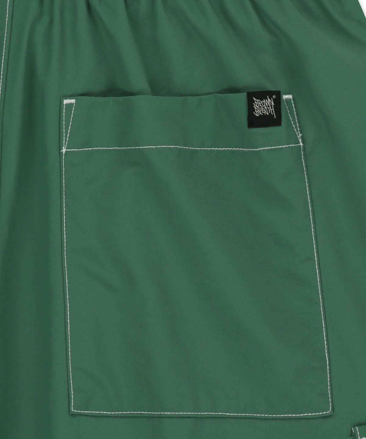 브라운브레스(BROWNBREATH) STEPDYED SHORTS - GREEN