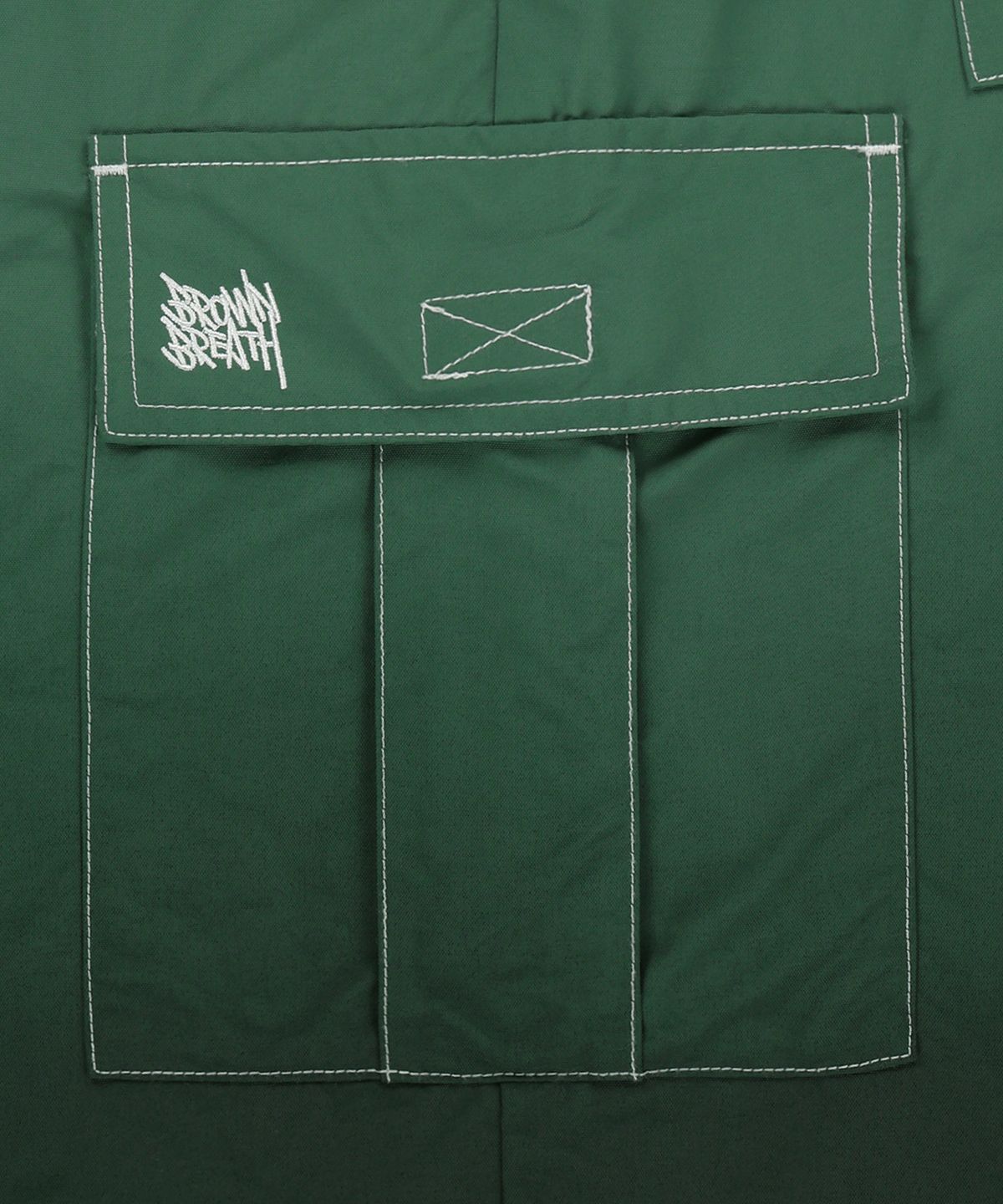 브라운브레스(BROWNBREATH) STEPDYED SHORTS - GREEN