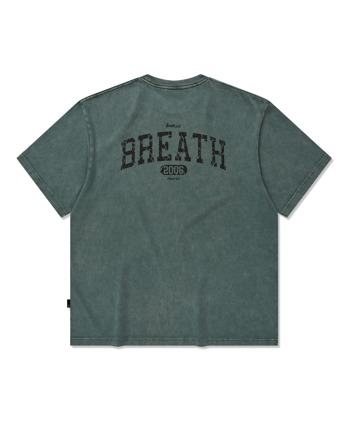 브라운브레스(BROWNBREATH) BREATH PIGMENT TEE - GREEN