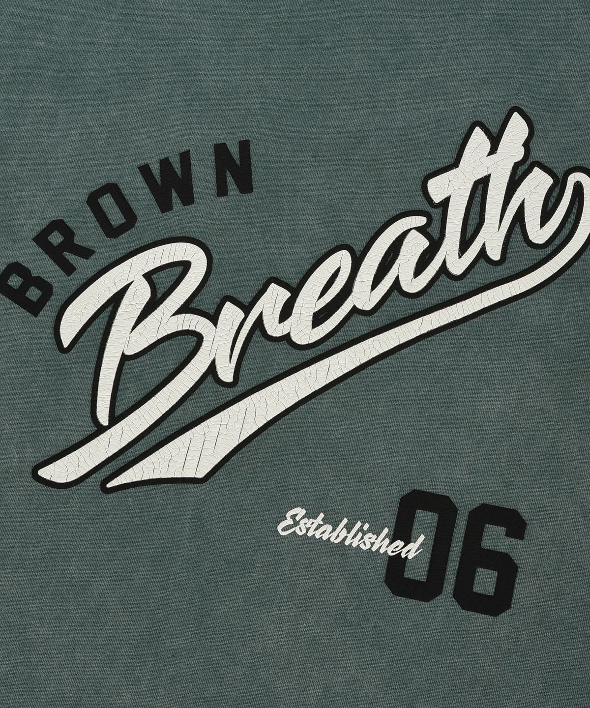 브라운브레스(BROWNBREATH) BREATH PIGMENT TEE - GREEN