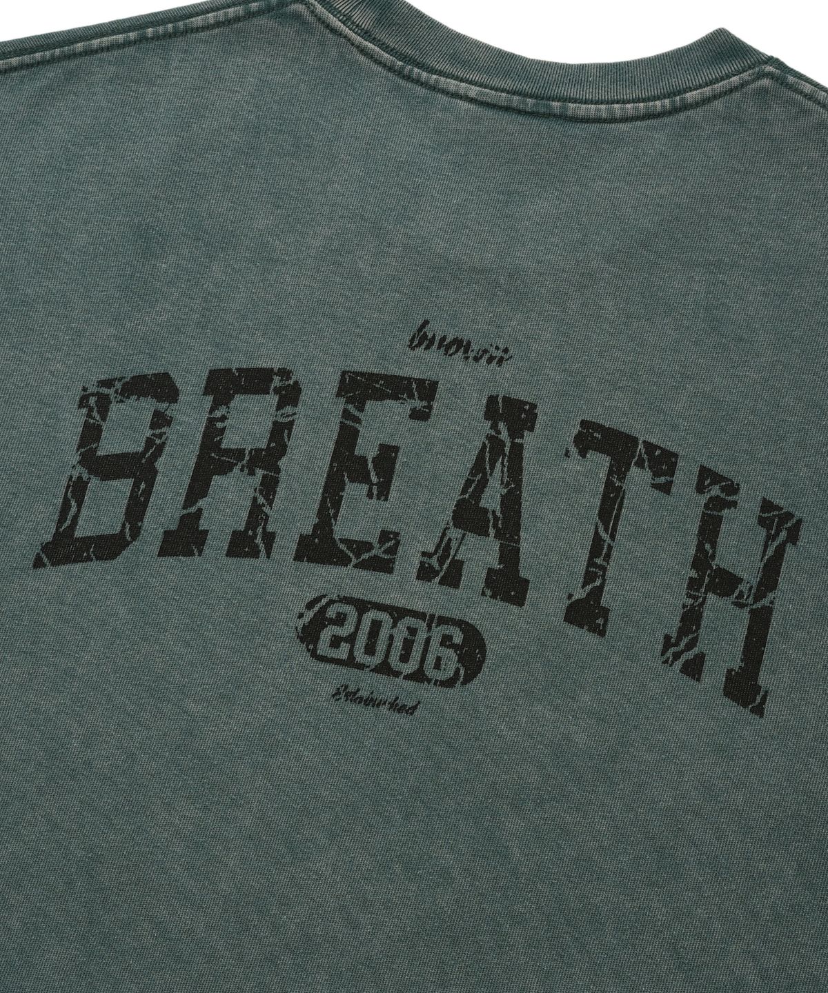 브라운브레스(BROWNBREATH) BREATH PIGMENT TEE - GREEN