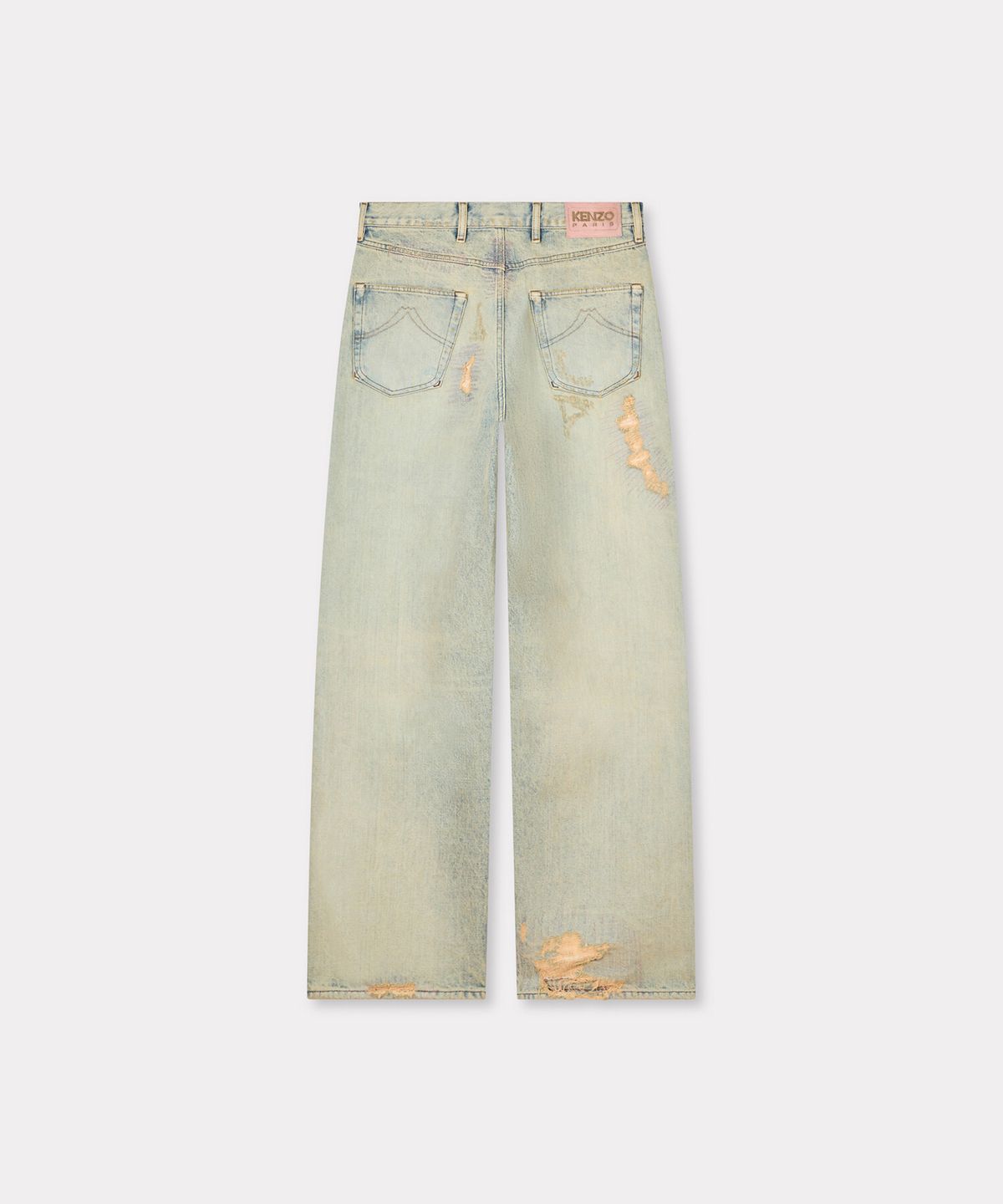 겐조(KENZO) 남성 26SS 턴 업 와이드 핏 진_K265AMP103BLB