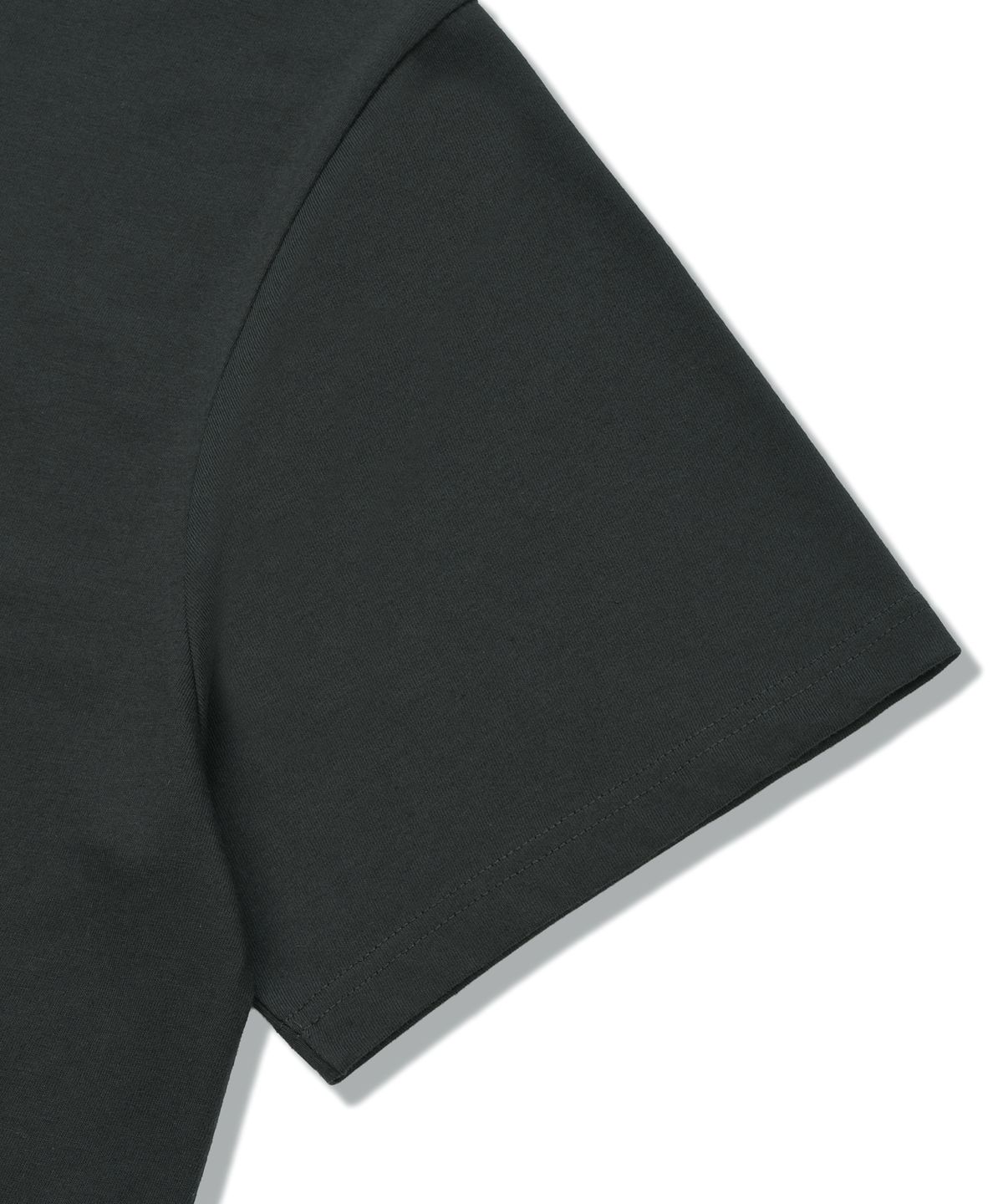 브라운브레스(BROWNBREATH) DELIVERY TAG TEE - CHARCOAL