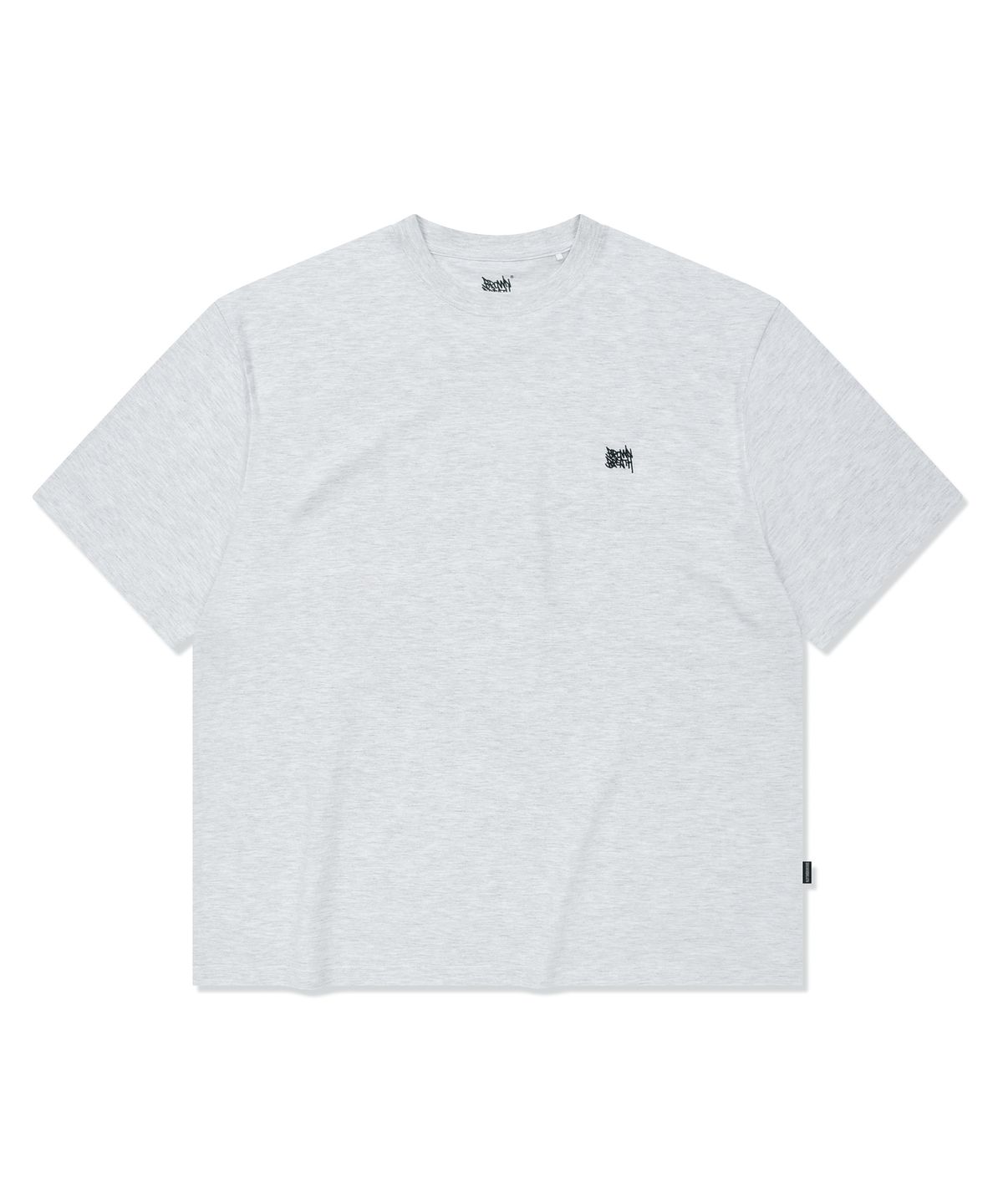 브라운브레스(BROWNBREATH) DELIVERY TAG TEE - ASH