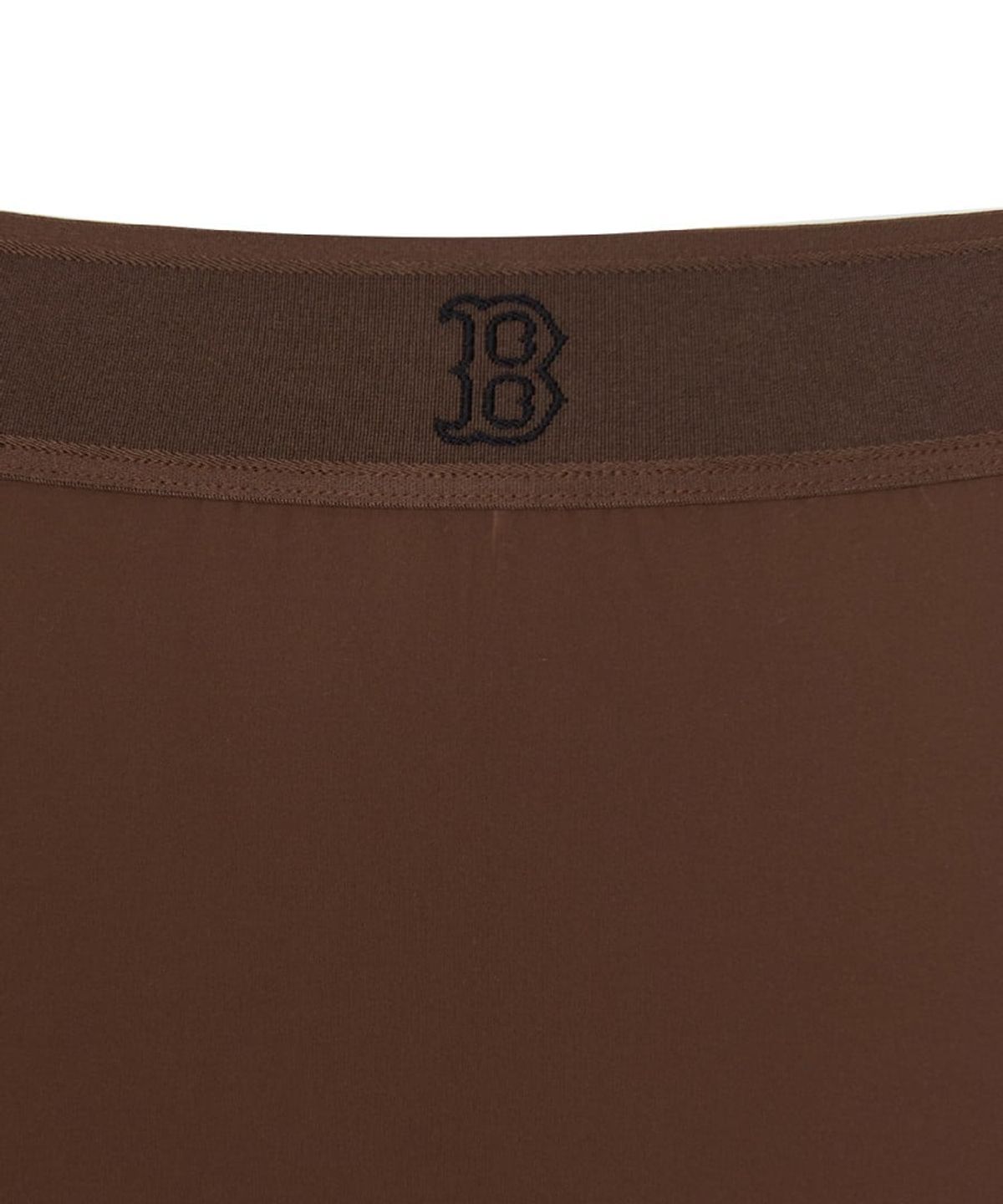 엠엘비(MLB) 여성 베이직 밴드 로고포인트 바이크쇼츠 BOS (Neon Brown)