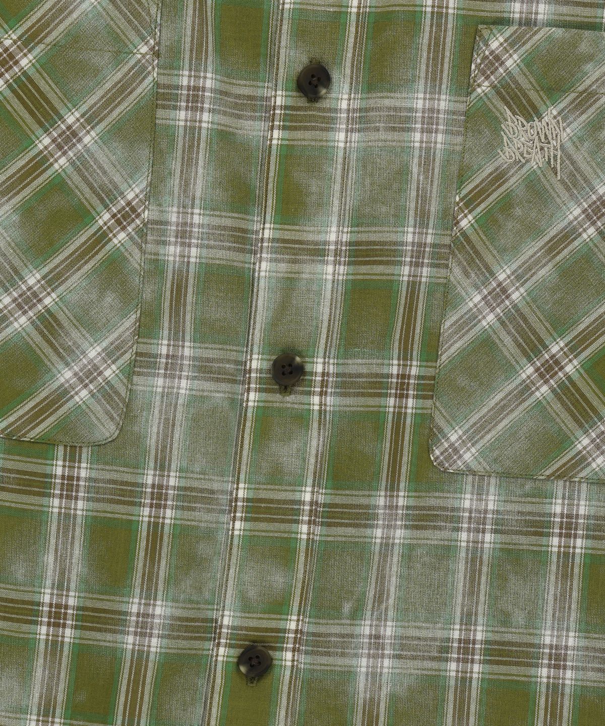 브라운브레스(BROWNBREATH) CHECK TAG SHIRTS - GREEN