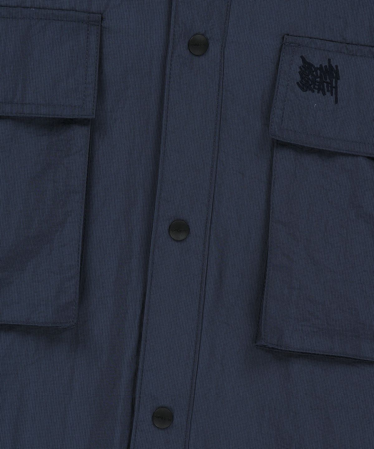브라운브레스(BROWNBREATH) TAG RIPSTOP WORK SHIRTS - BLUE