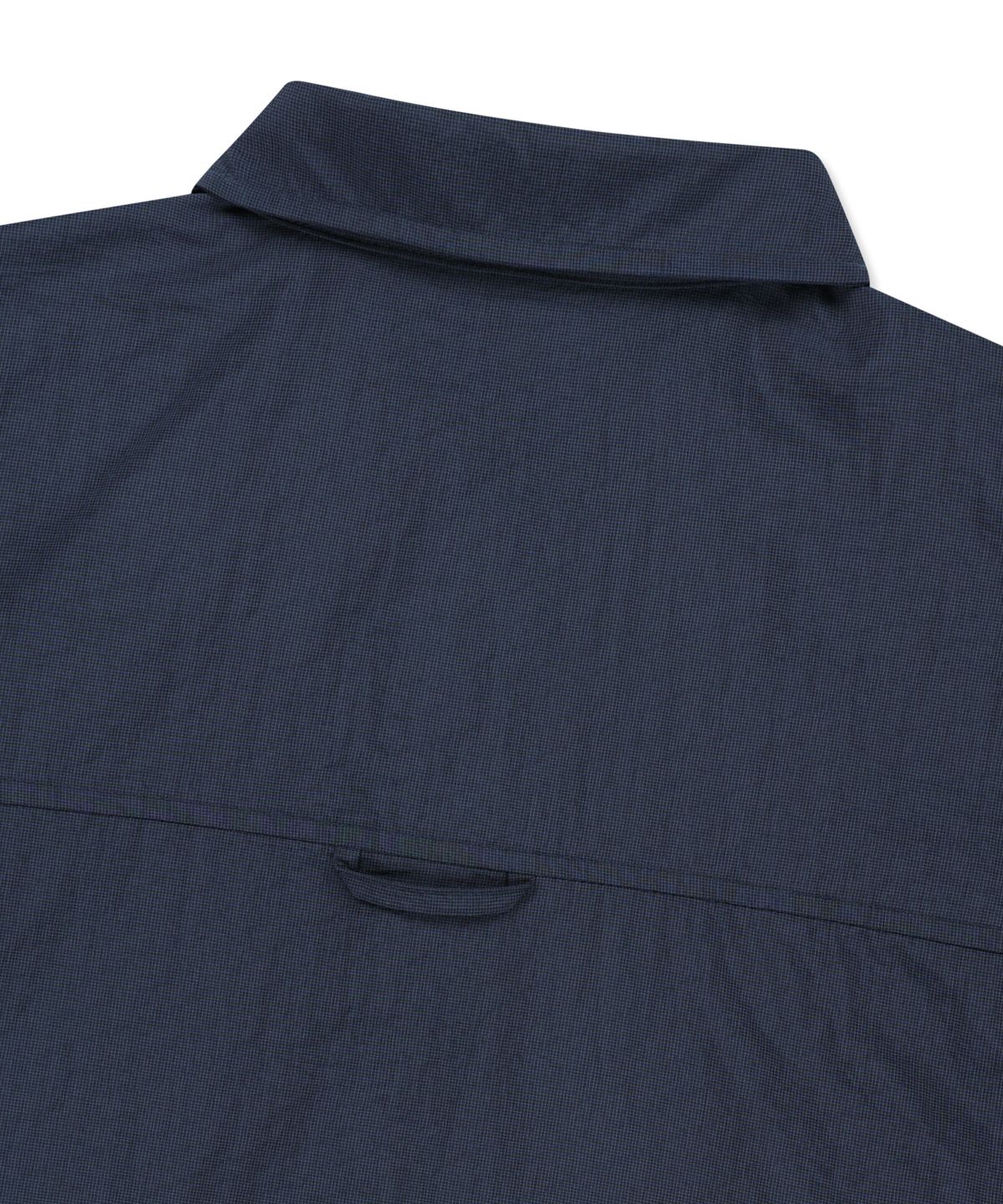 브라운브레스(BROWNBREATH) TAG RIPSTOP WORK SHIRTS - BLUE