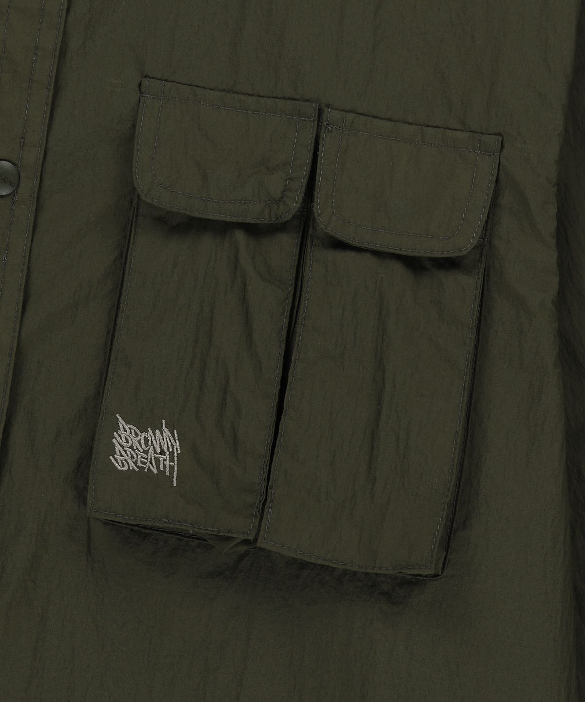브라운브레스(BROWNBREATH) MULTI POCKET UTILITY SHIRTS - KHAKI