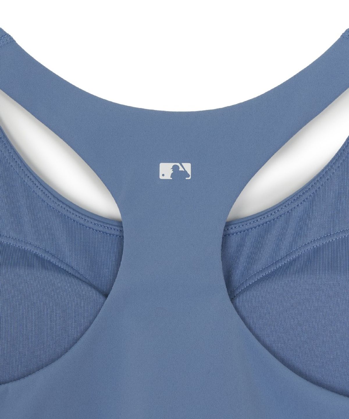 엠엘비(MLB) 여성 베이직 밴드 로고포인트 크롭탑 LA (L.Blue)