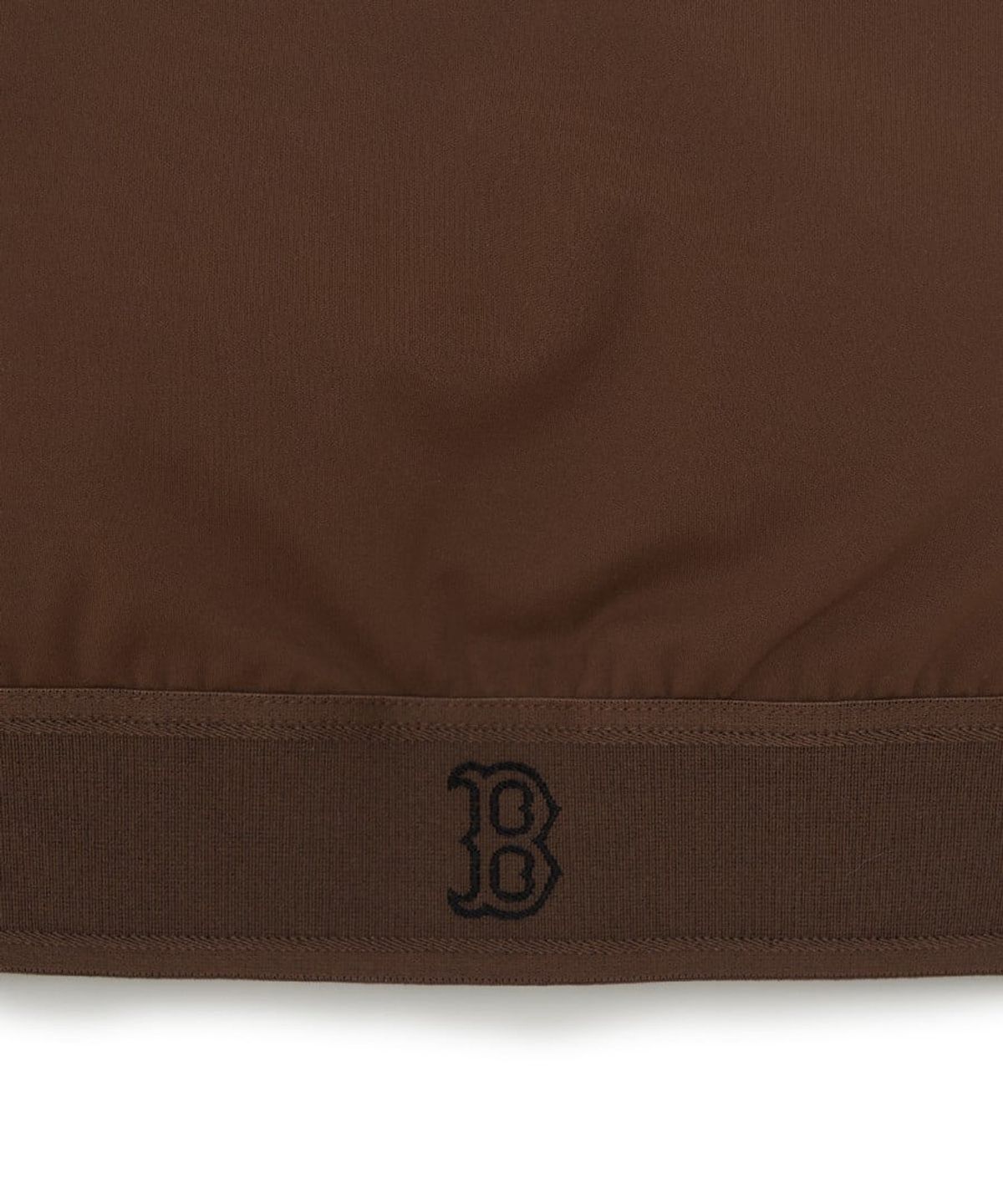 엠엘비(MLB) 여성 베이직 밴드 로고포인트 크롭탑 BOS (Neon Brown)