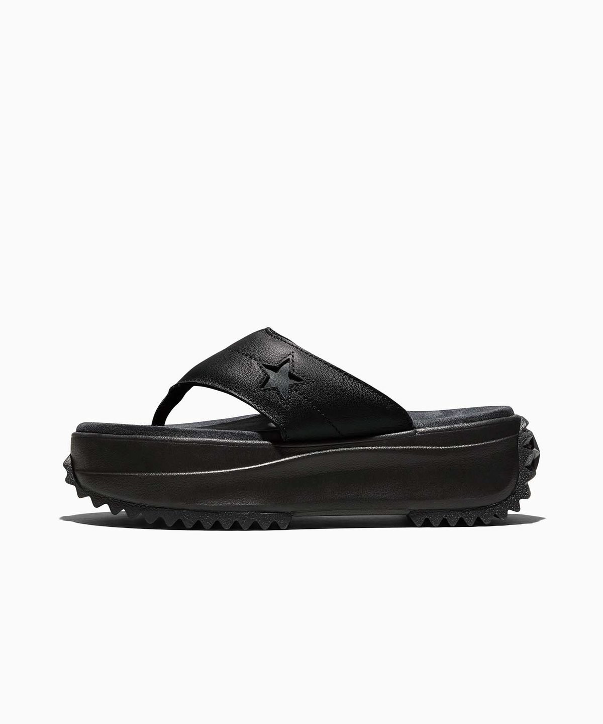 컨버스(CONVERSE) 런스타 텅 레더 블랙 A20650C