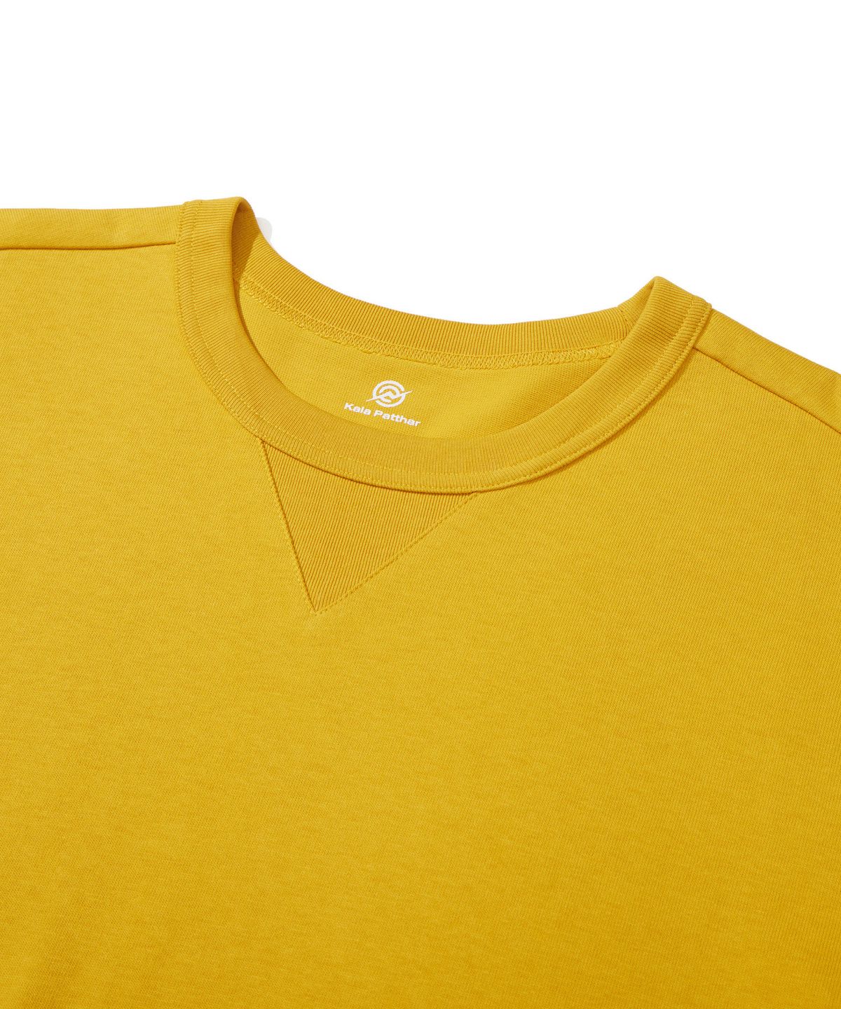 칼라파타르(KALAPATTHAR) BACK DEER GRAPHIC SHORT-SLEEVED T-SHIRT - YELLOW