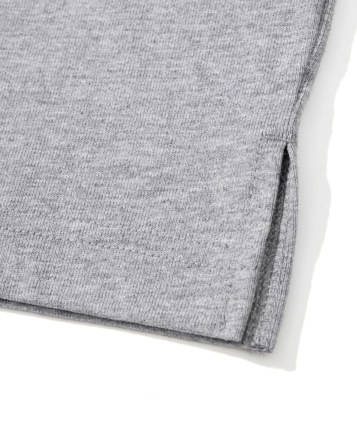 칼라파타르(KALAPATTHAR) BACK KP SLOGAN EAGLE GRAPHIC RINGER T-SHIRT - MELANGE GREY