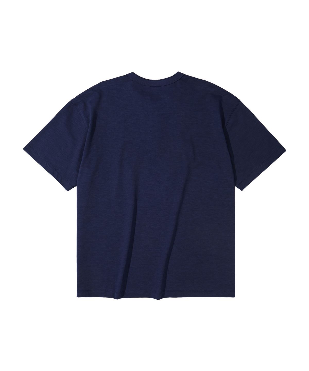 칼라파타르(KALAPATTHAR) HENLEY NECK SHORT-SLEEVED T-SHIRT - NAVY