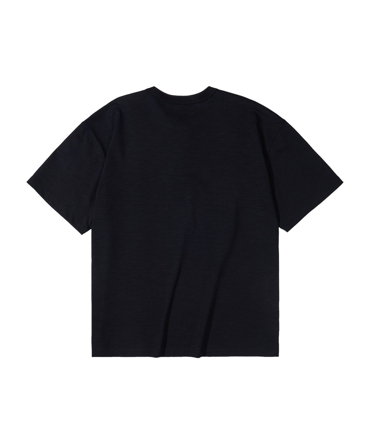 칼라파타르(KALAPATTHAR) HENLEY NECK SHORT-SLEEVED T-SHIRT - BLACK