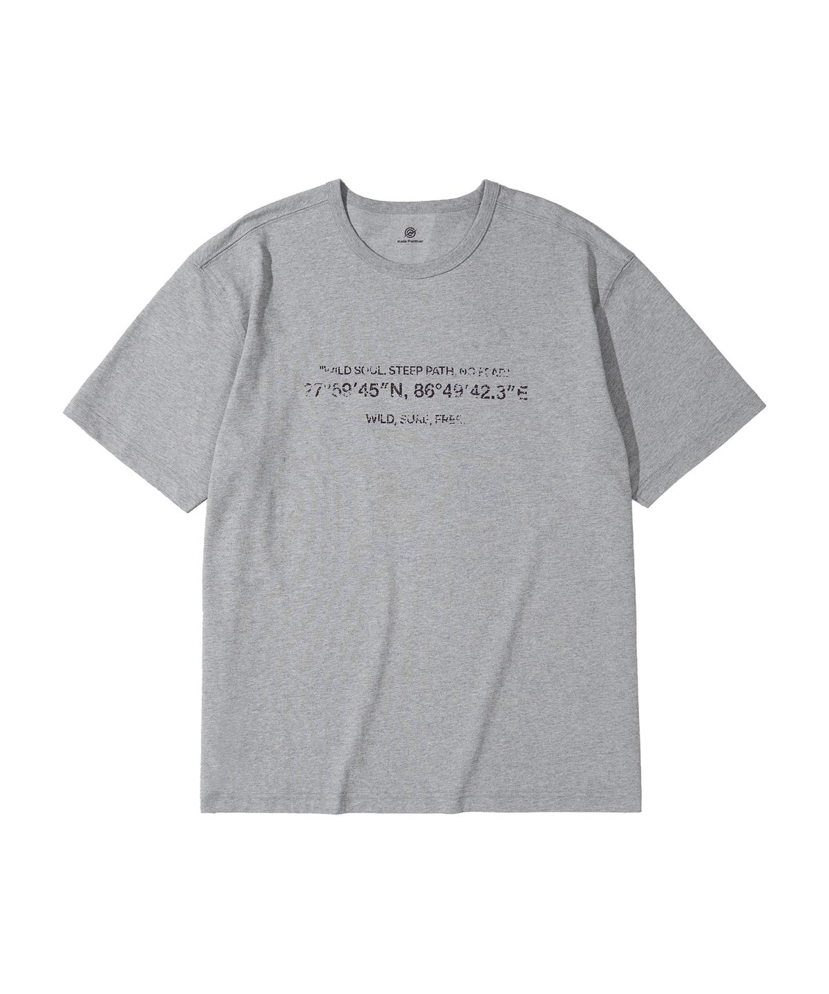 칼라파타르(KALAPATTHAR) KP SIGNATURE GRAPHICS SHORT-SLEEVED T-SHIRT - MELANGE GREY
