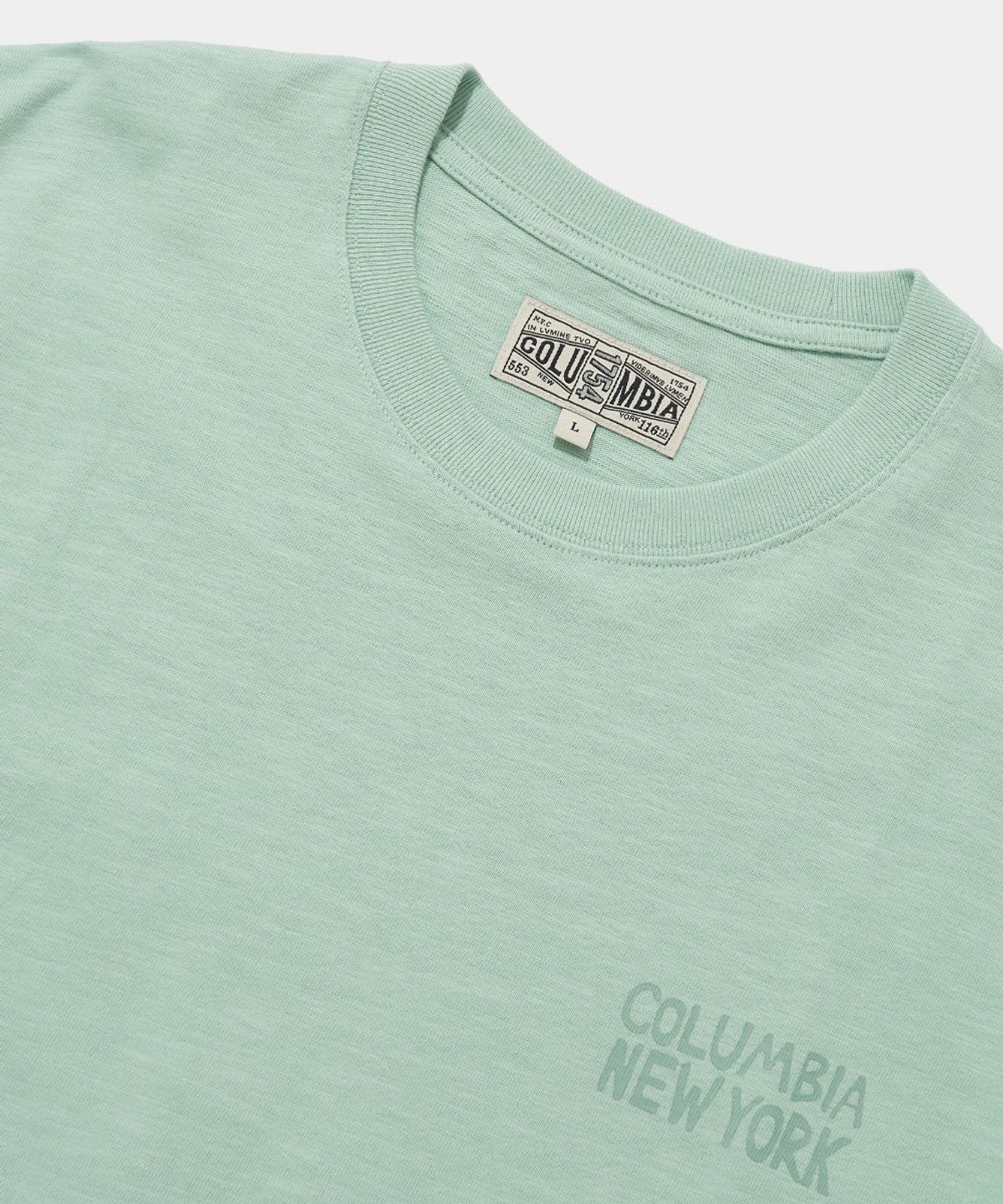 컬럼비아 유니버시티(COLUMBIA UNIVERSITY) SURF NY SLUB S/S T-SHIRTS_VINTAGE GREEN
