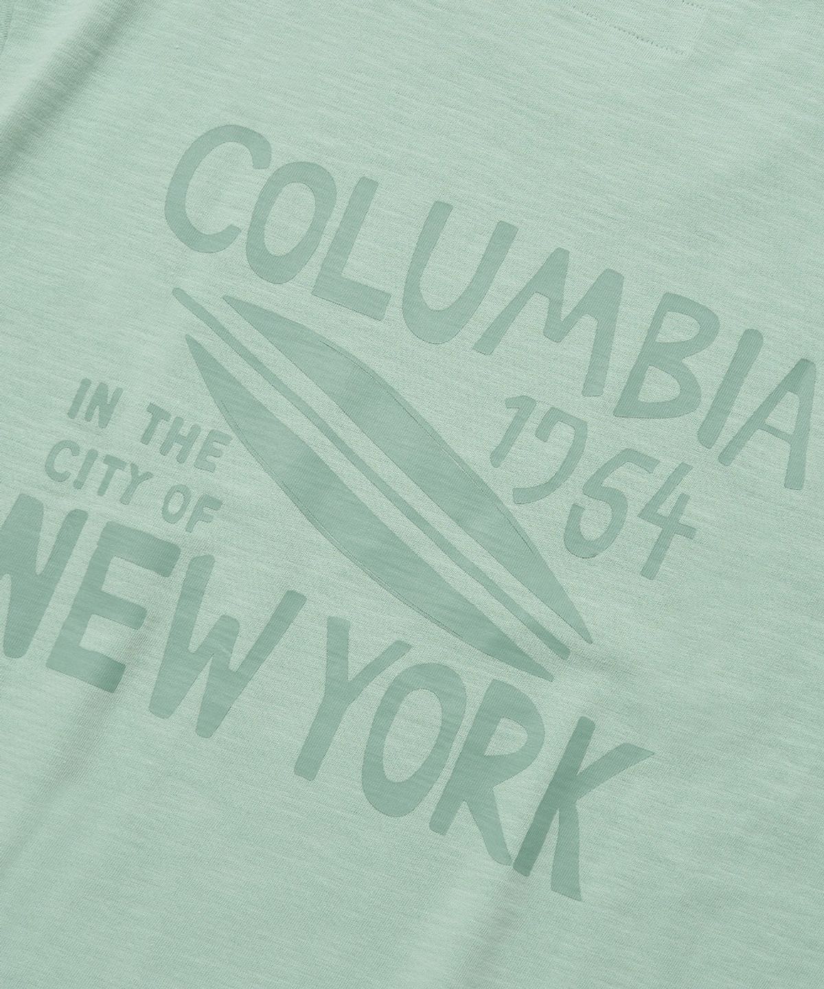 컬럼비아 유니버시티(COLUMBIA UNIVERSITY) SURF NY SLUB S/S T-SHIRTS_VINTAGE GREEN