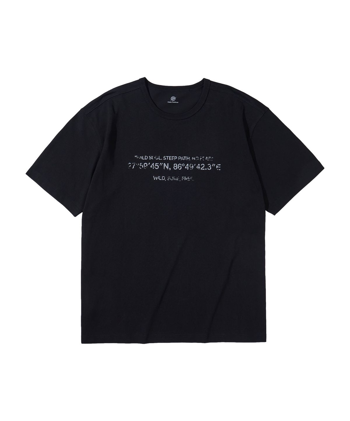 칼라파타르(KALAPATTHAR) KP SIGNATURE GRAPHICS SHORT-SLEEVED T-SHIRT - BLACK