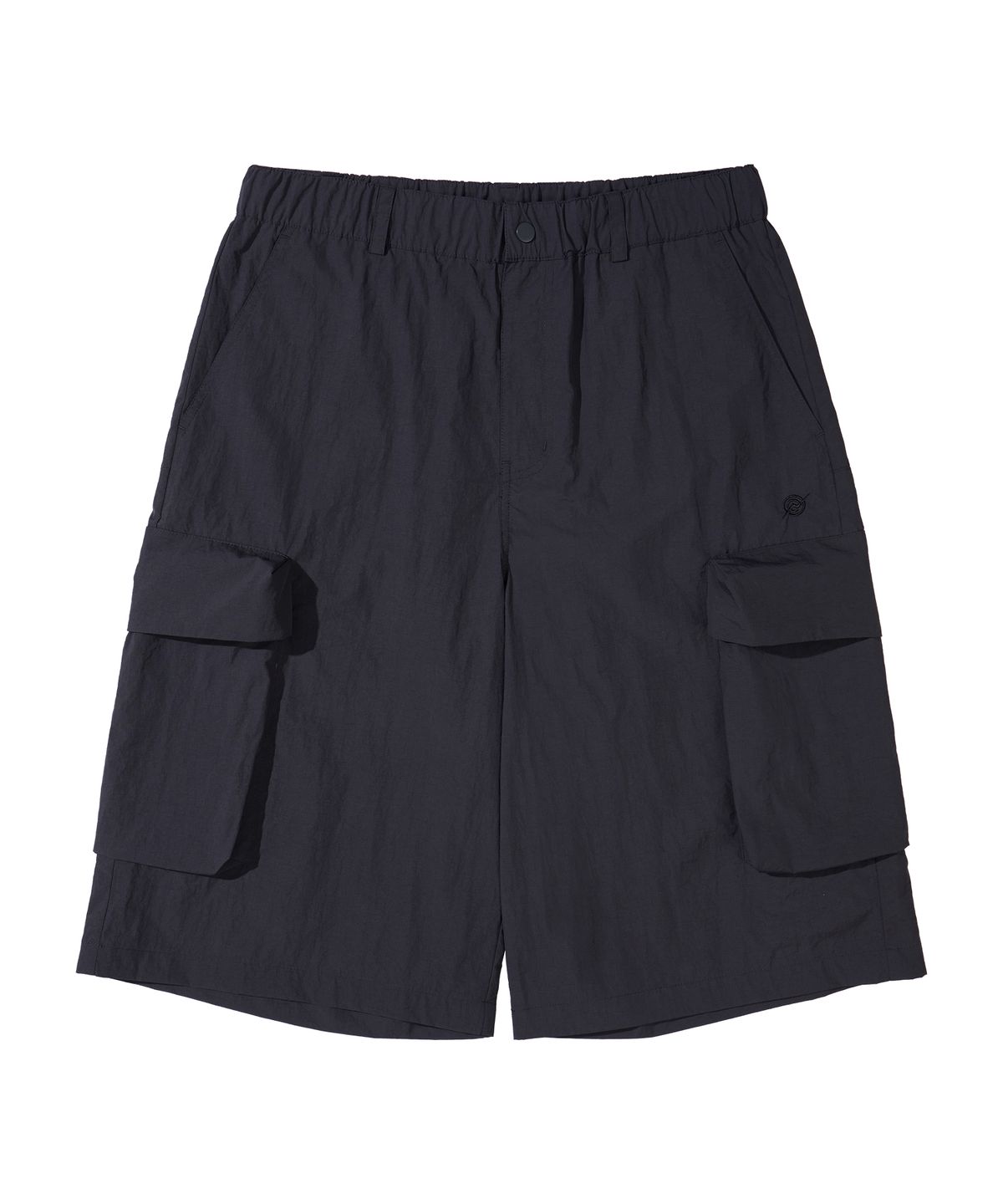 칼라파타르(KALAPATTHAR) NYLON BANDING CARGO POCKET BERMUDA SHORTS - CHARCOAL