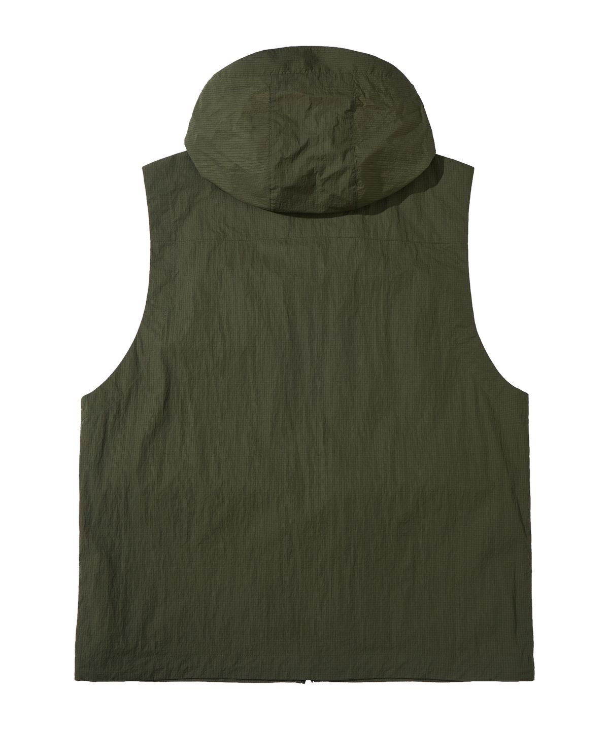 칼라파타르(KALAPATTHAR) MULTI POCKET NYLON HOODED VEST - KHAKI
