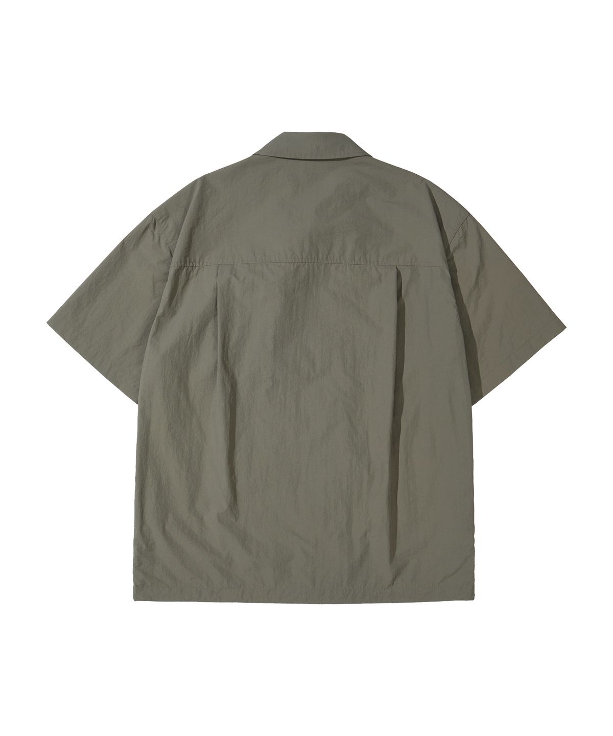 칼라파타르(KALAPATTHAR) NYLON SILKY OUT POCKET SHORT-SLEEVED SHIRT - LIGHT KHAKI