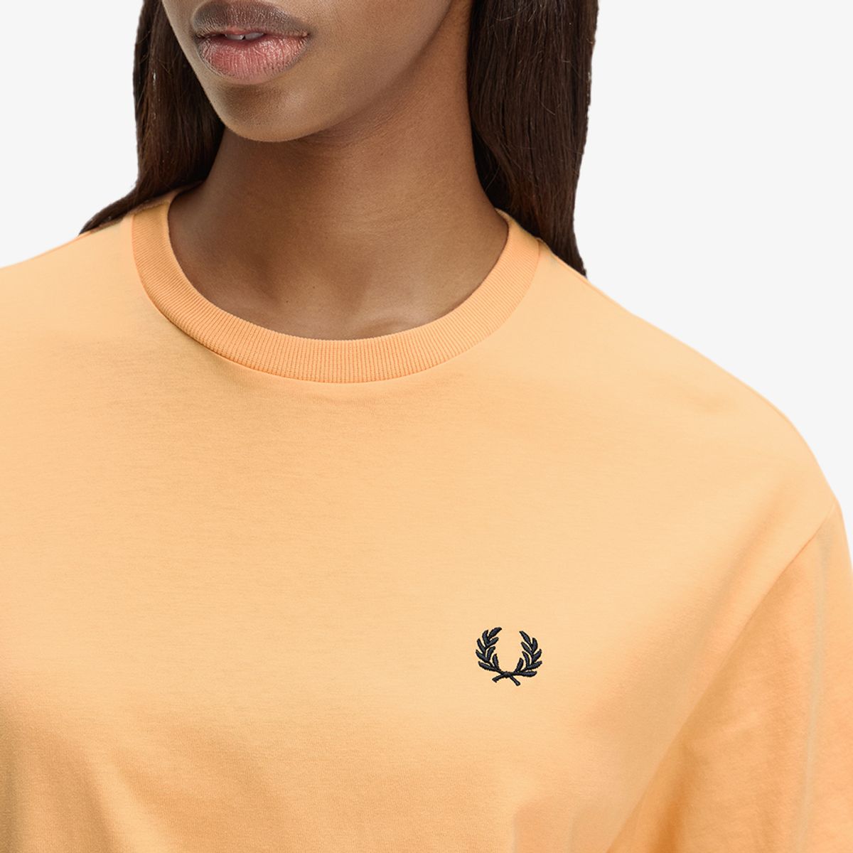 프레드페리(FRED PERRY) [Womens] 크루넥 티셔츠 - 피치 AFPF2611142-25A