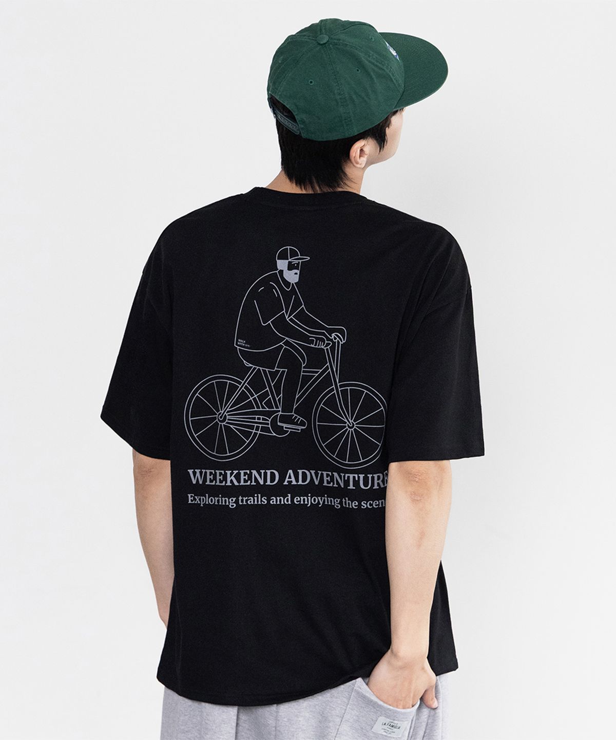 앨빈클로(ALVINCLO) WEEKEND 바이시클 반팔티셔츠 AST3617 (3COLOR)