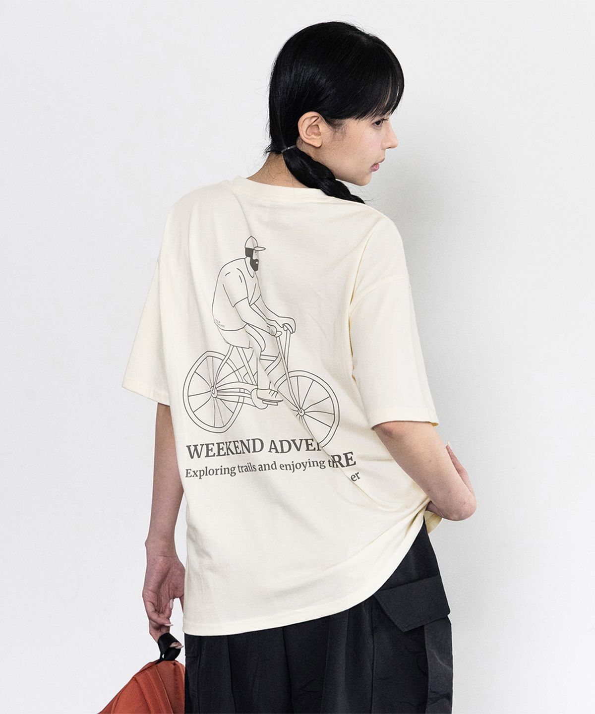 앨빈클로(ALVINCLO) WEEKEND 바이시클 반팔티셔츠 AST3617 (3COLOR)