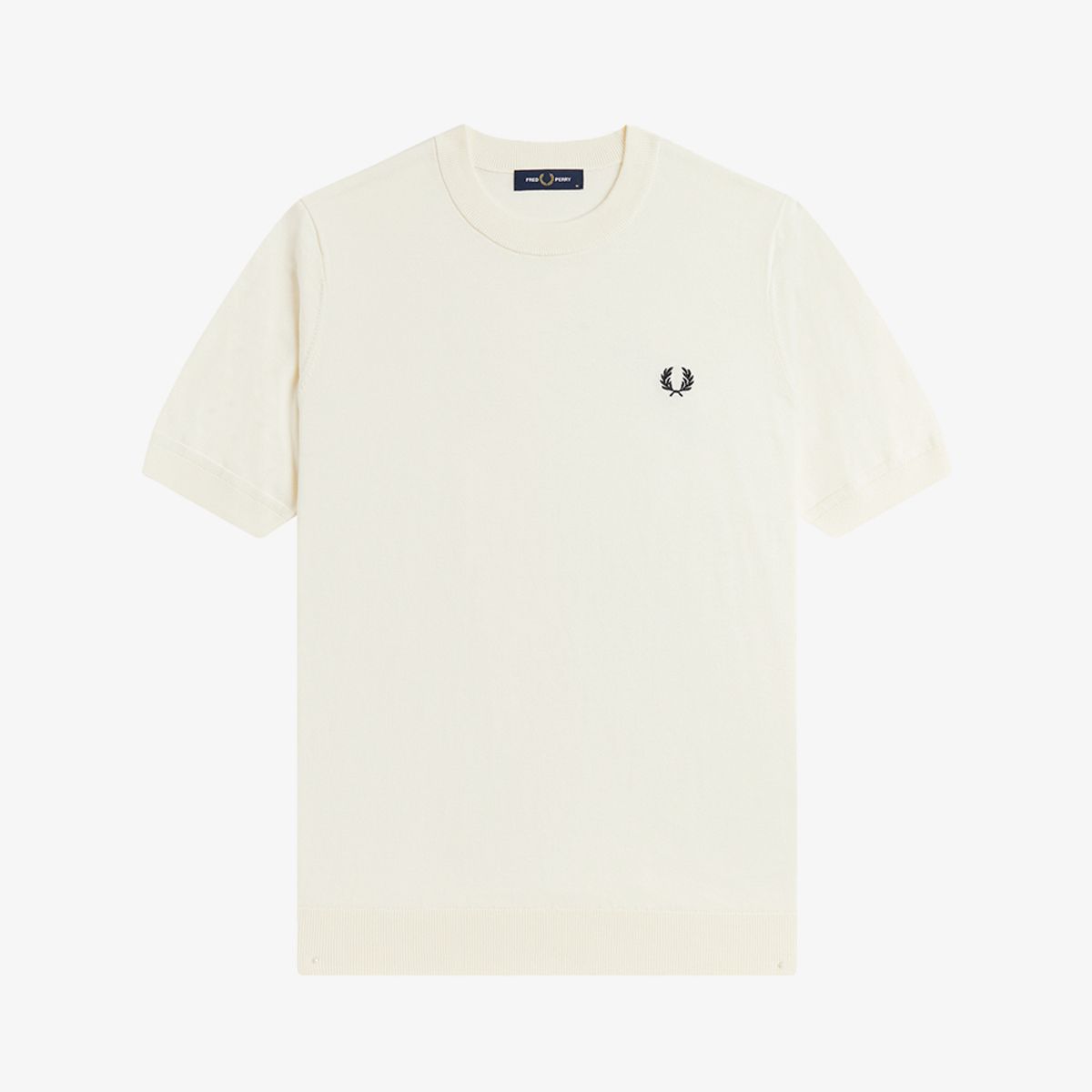 프레드페리(FRED PERRY) [Sharp] 코튼 니트 티셔츠 - 에크루 AFPM2612322-560