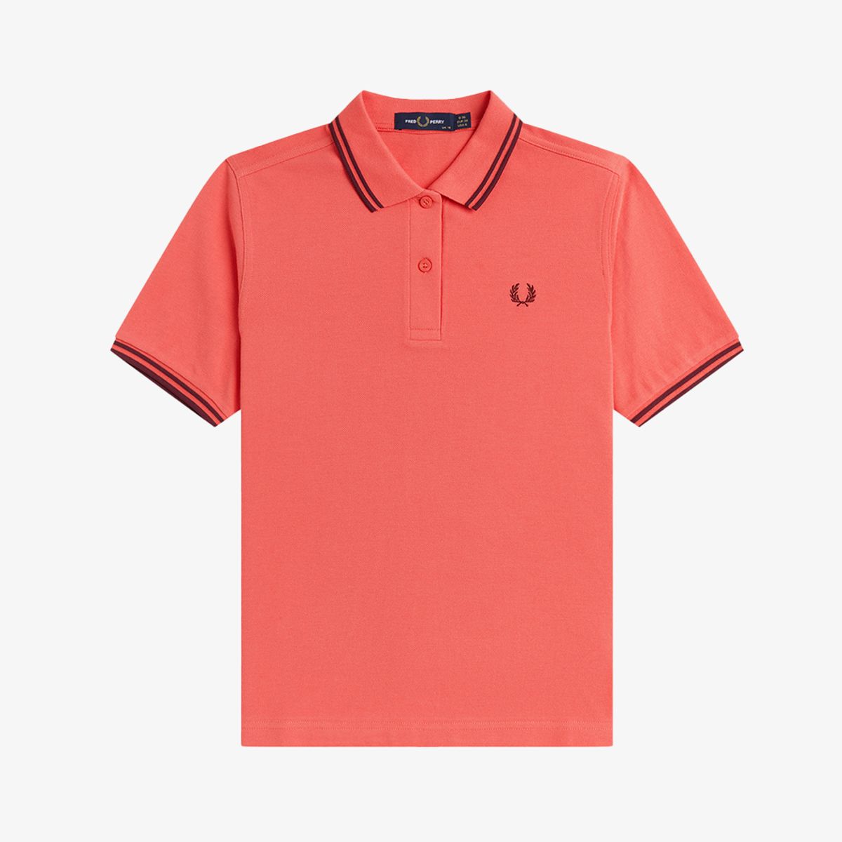 프레드페리(FRED PERRY) [G3600] 트윈 팁 프레드페리 셔츠 - 스트로베리크림/옥스블러드 AFPF2613600-22C