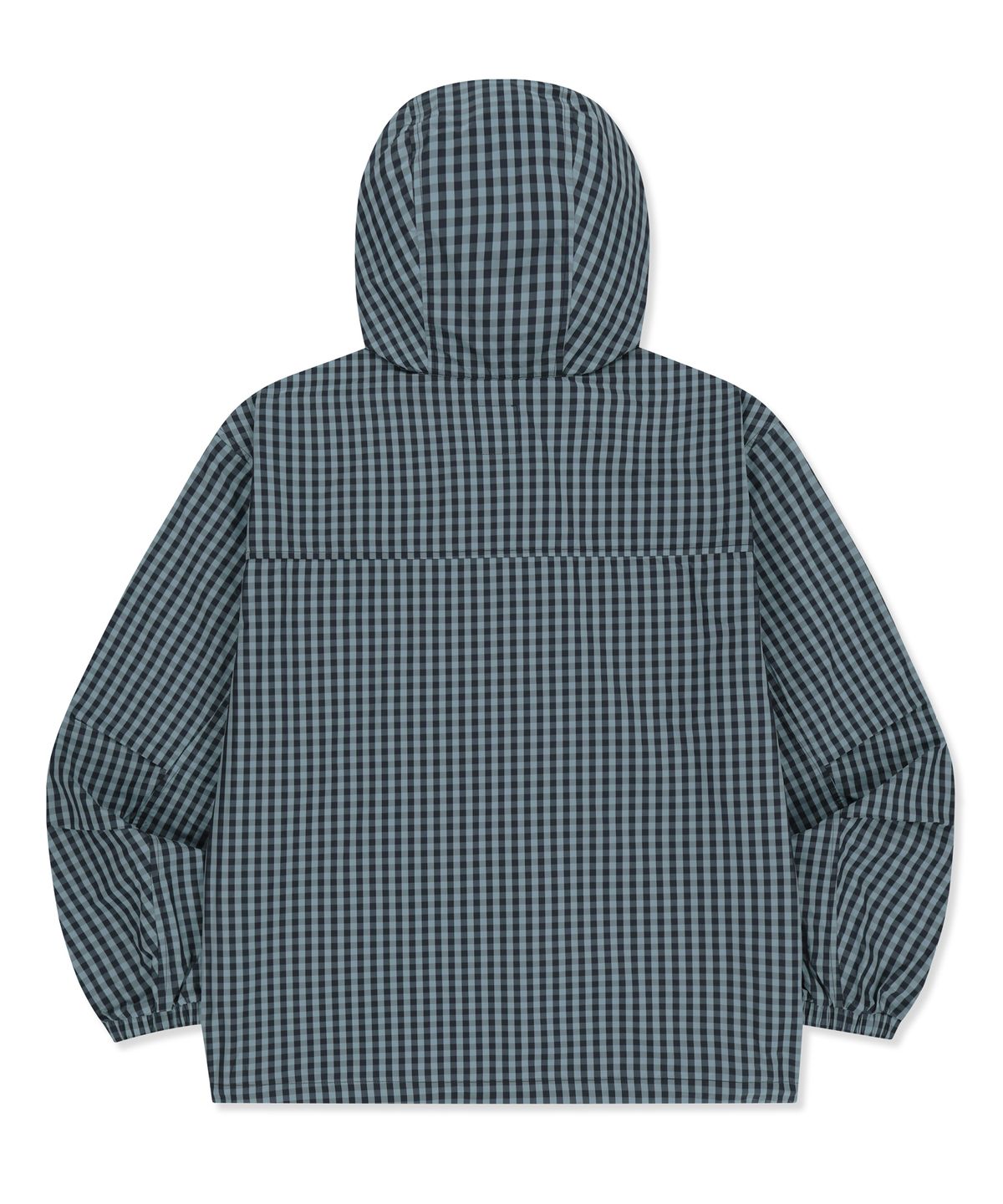 브라운브레스(BROWNBREATH) CHECK WINDBREAKER JACKET - BLUE