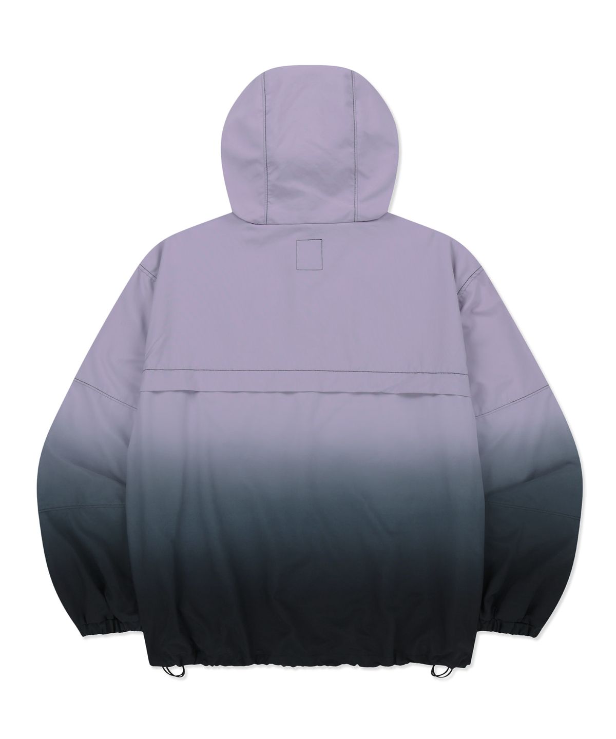 브라운브레스(BROWNBREATH) STEPDYED WINDBREAKER JACKET - BLACK