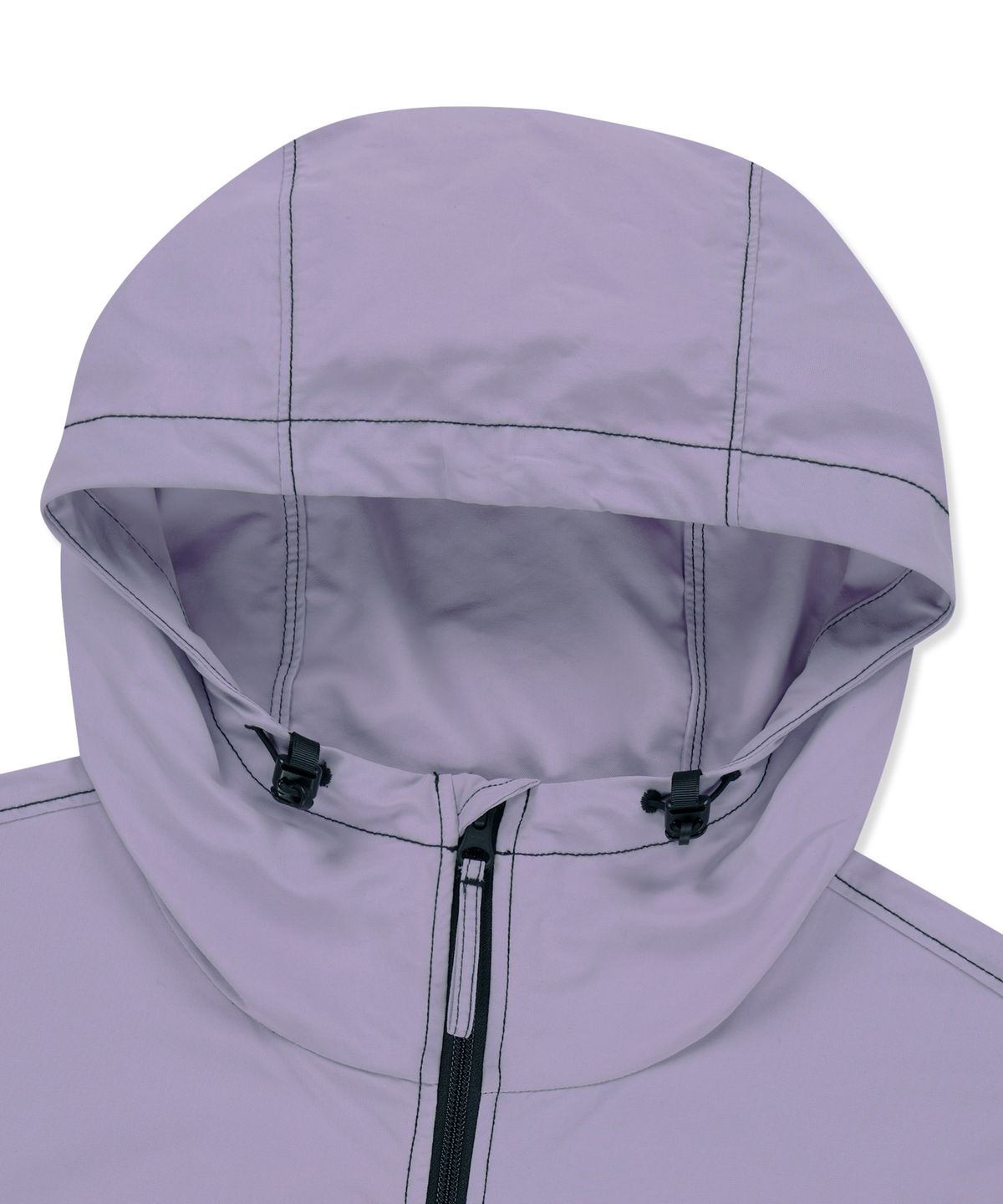 브라운브레스(BROWNBREATH) STEPDYED WINDBREAKER JACKET - BLACK