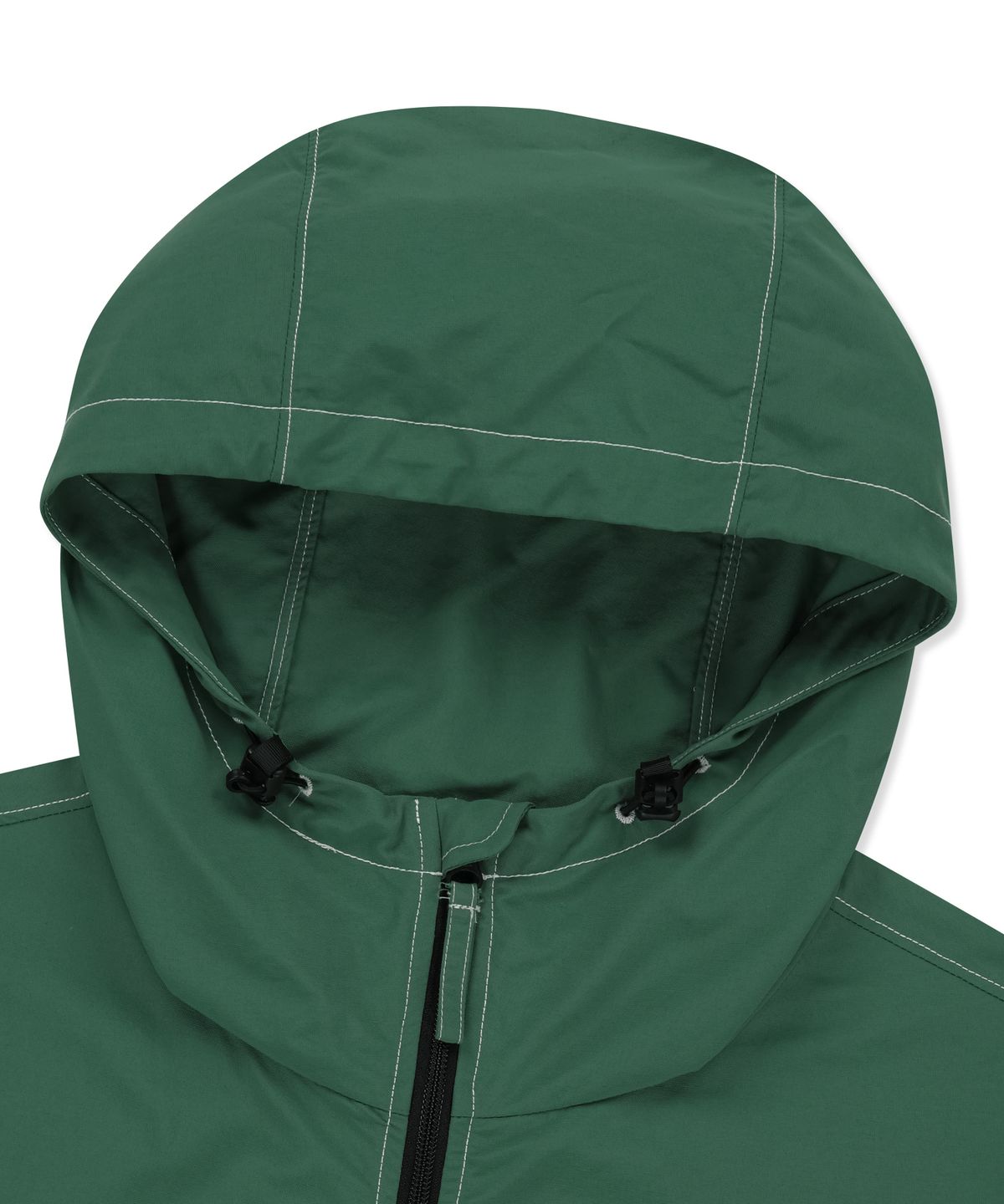 브라운브레스(BROWNBREATH) STEPDYED WINDBREAKER JACKET - GREEN