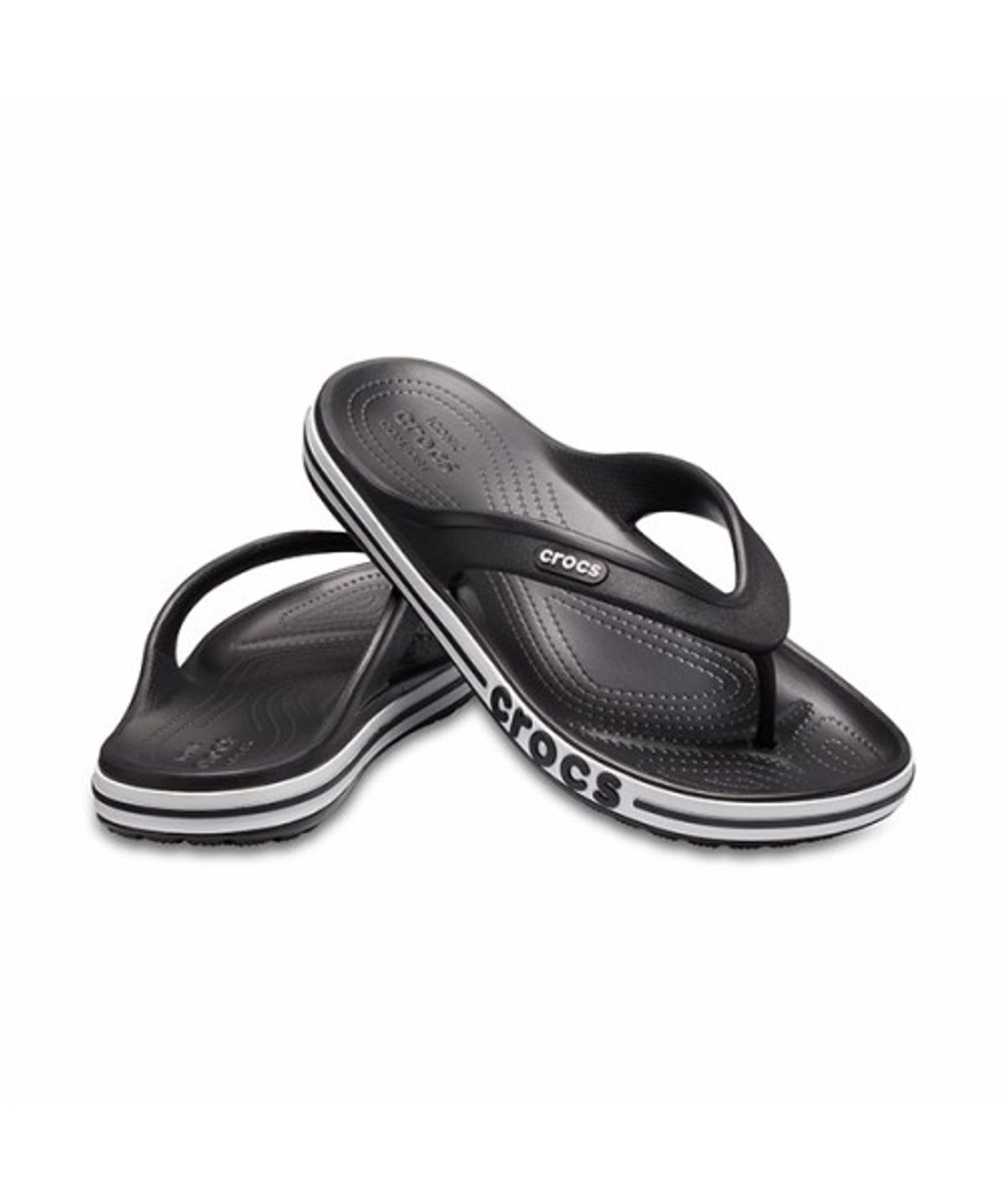 크록스(CROCS) 성인 바야밴드 플립 BKW (26SUFP205393)