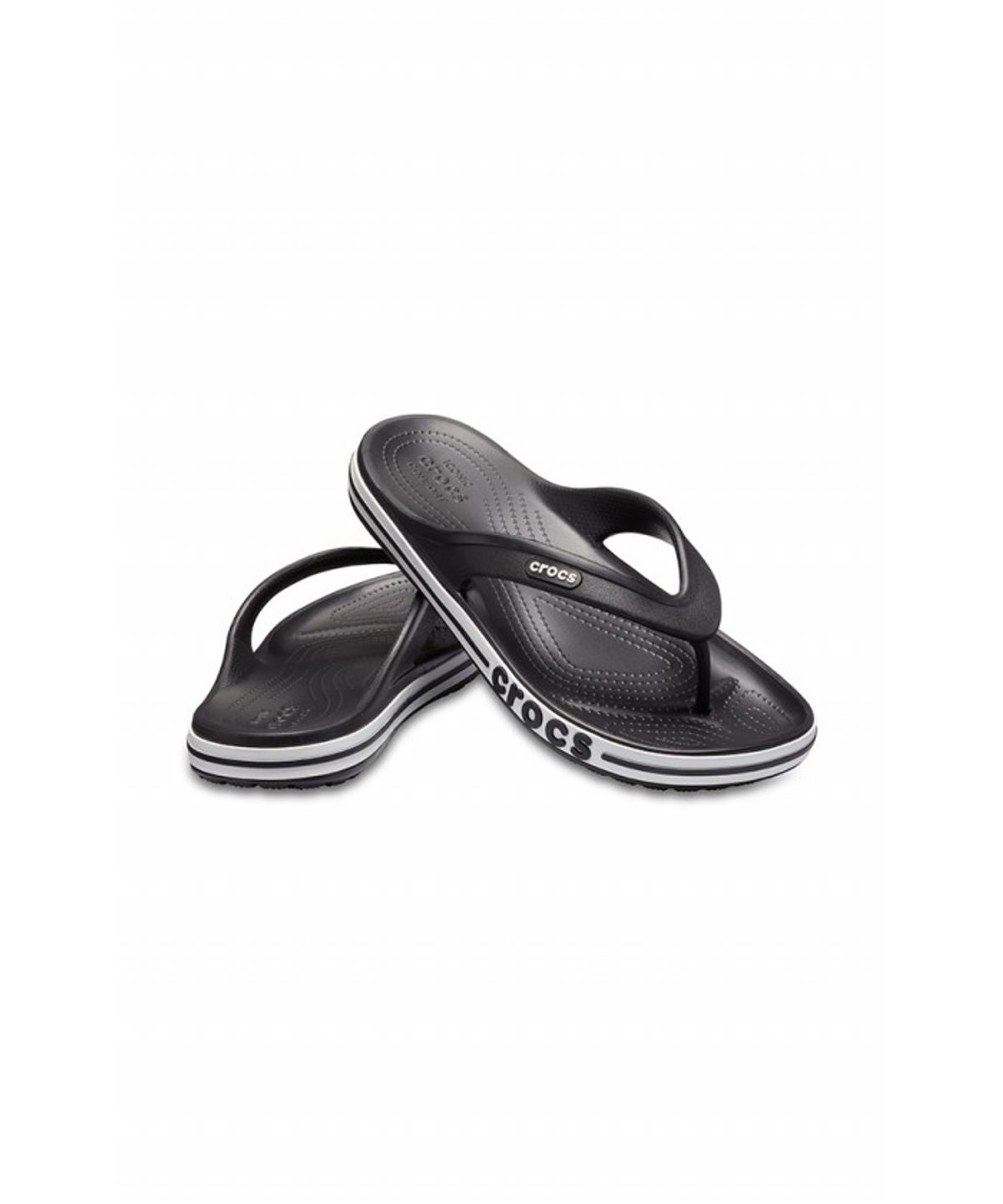 크록스(CROCS) 성인 바야밴드 플립 BKW (26SUFP205393)