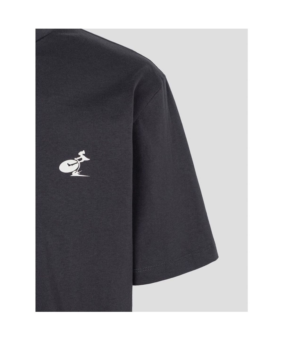 빈폴 멘(BEANPOLE MEN) PAPER PRESS X BEANPOLE 로고 백프린트 티셔츠  애쉬