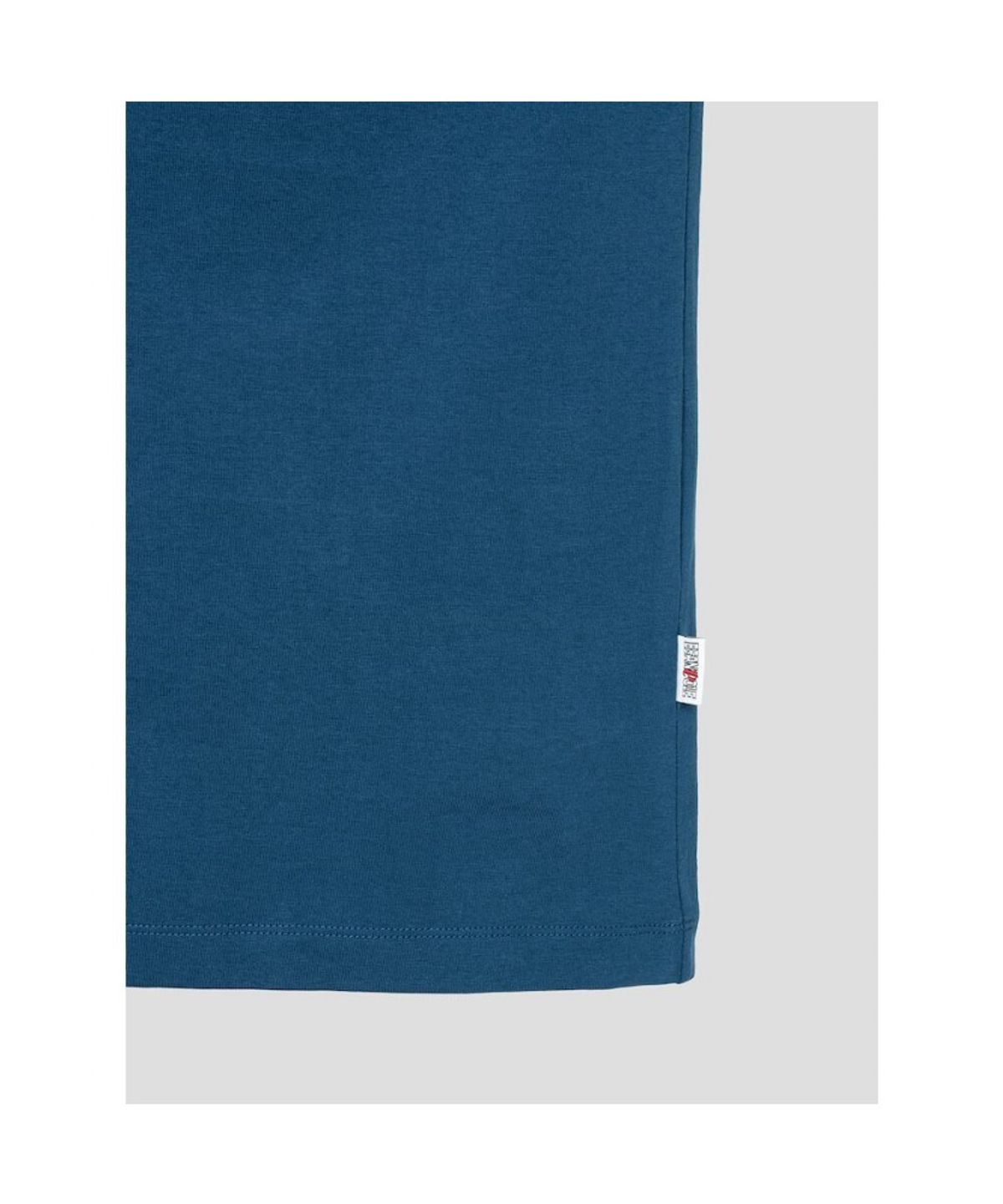 빈폴 멘(BEANPOLE MEN) PAPER PRESS X BEANPOLE 로고 백프린트 티셔츠  블루