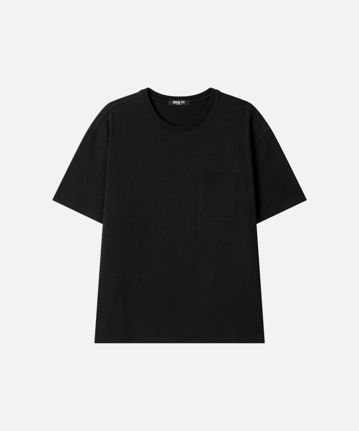 드로우핏(DRAW FIT) 헤일 코튼 포켓 하프 티셔츠 [4color]