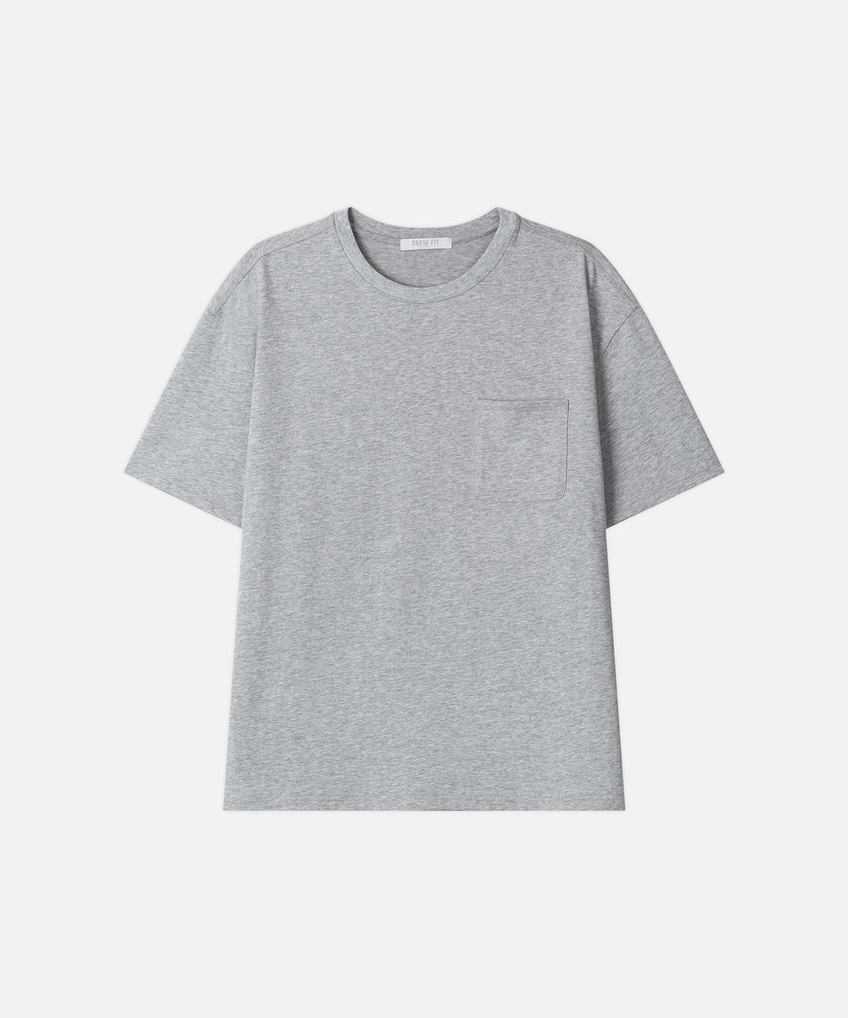 드로우핏(DRAW FIT) 헤일 코튼 포켓 하프 티셔츠 [4color]