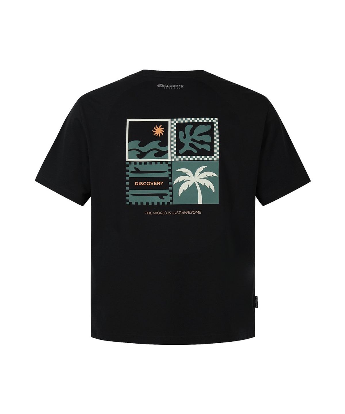 디스커버리 익스페디션(DISCOVERY EXPEDITION) 유니 프레시벤트 리조트 그래픽 반팔티셔츠 (BLACK)