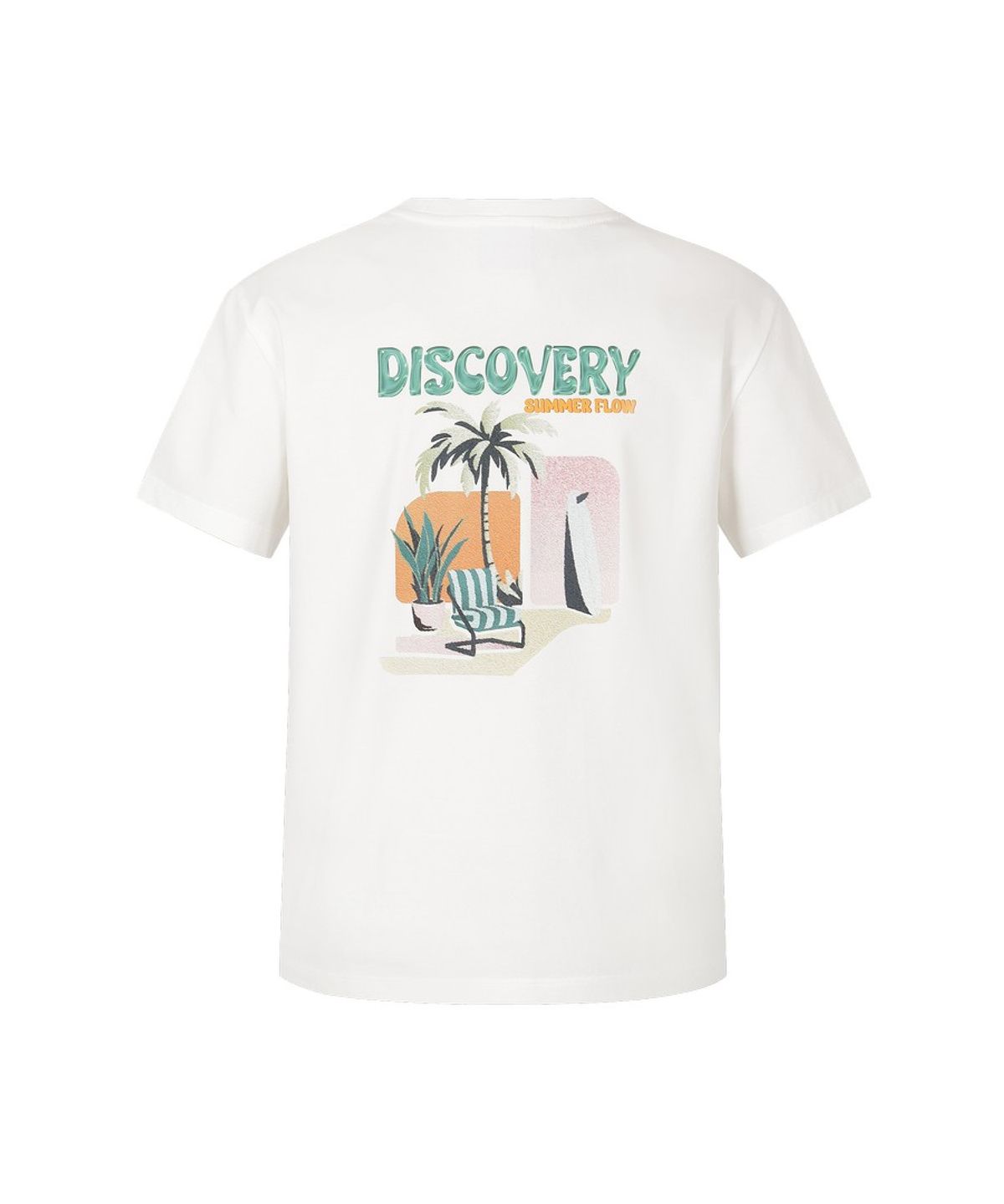 디스커버리 익스페디션(DISCOVERY EXPEDITION) 여성 프레시벤트 썸머 플로우 반팔티셔츠 (WHITE)