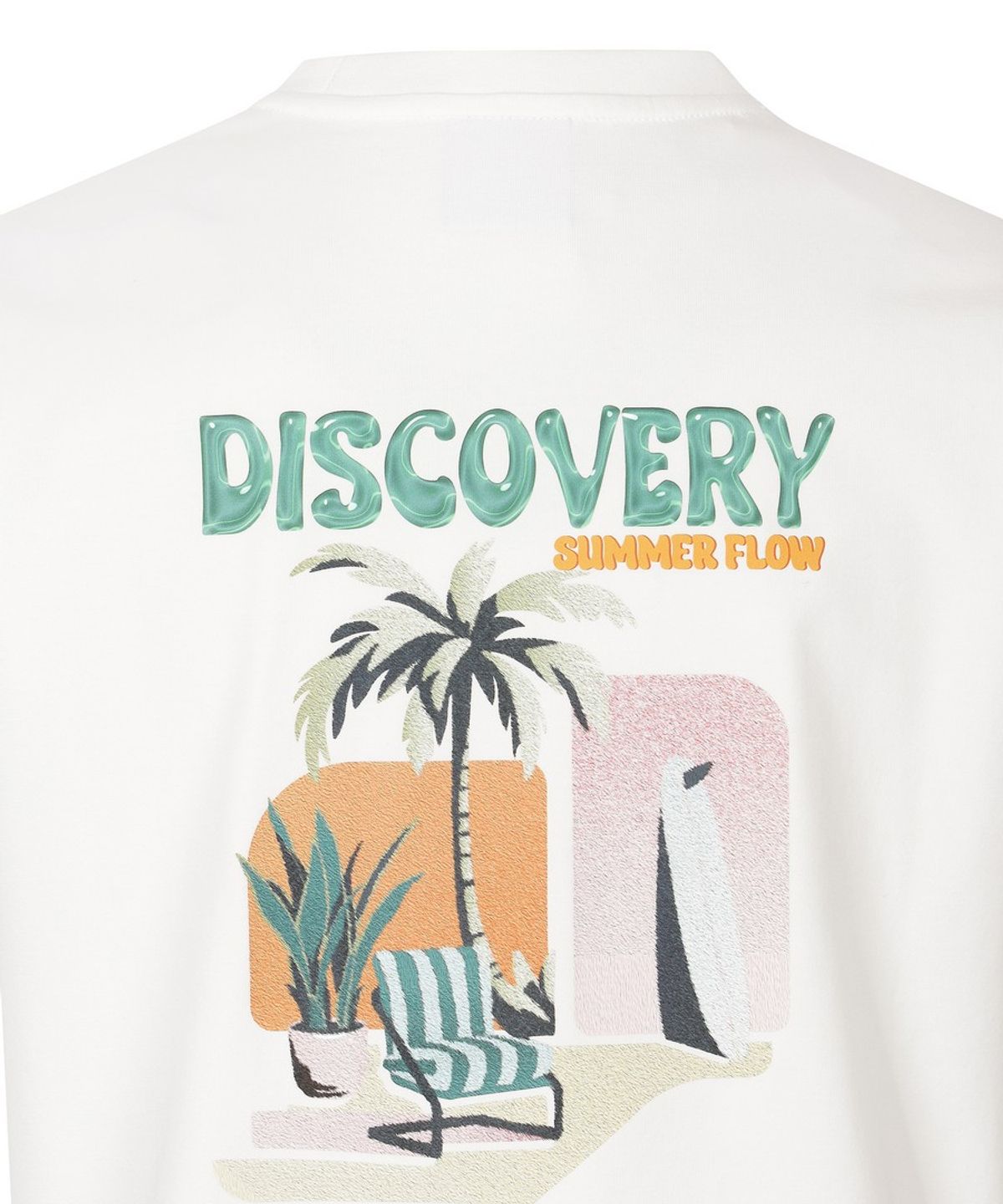 디스커버리 익스페디션(DISCOVERY EXPEDITION) 여성 프레시벤트 썸머 플로우 반팔티셔츠 (WHITE)