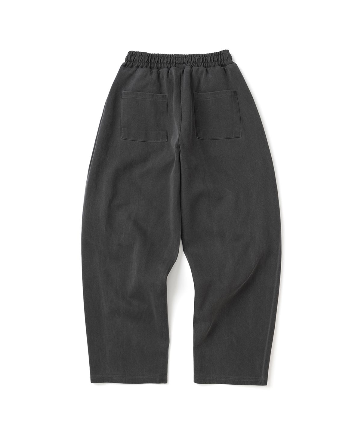 니티드(KNITTED) 피그먼트 커브드 트레이닝 팬츠 WASHING CHARCOAL