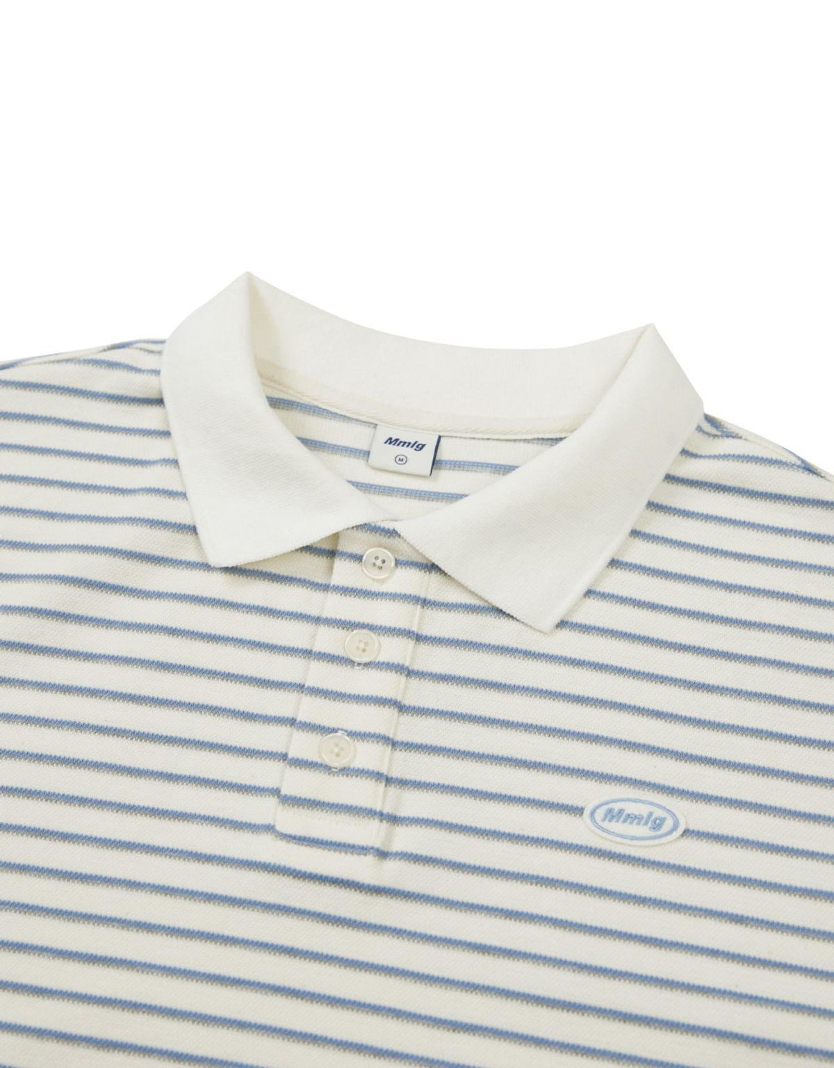 엠엠엘지(MMLG) WAVY DAYS PIQUE SHIRT (BLUE)